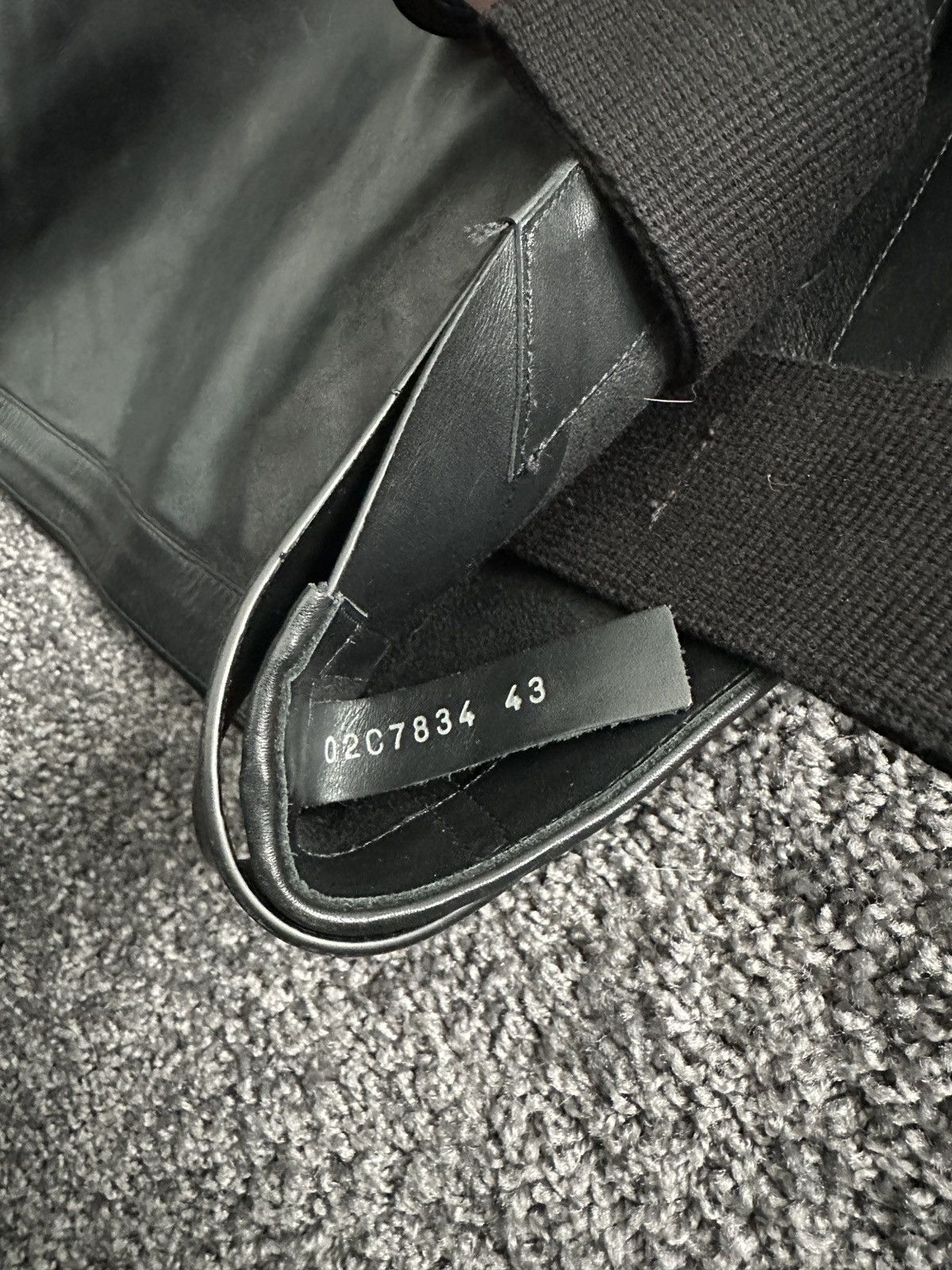 Rick Owens Rick Owens FW23 Luxor Black Bogun Boot Size US 10 / EU 43 - 4 Thumbnail