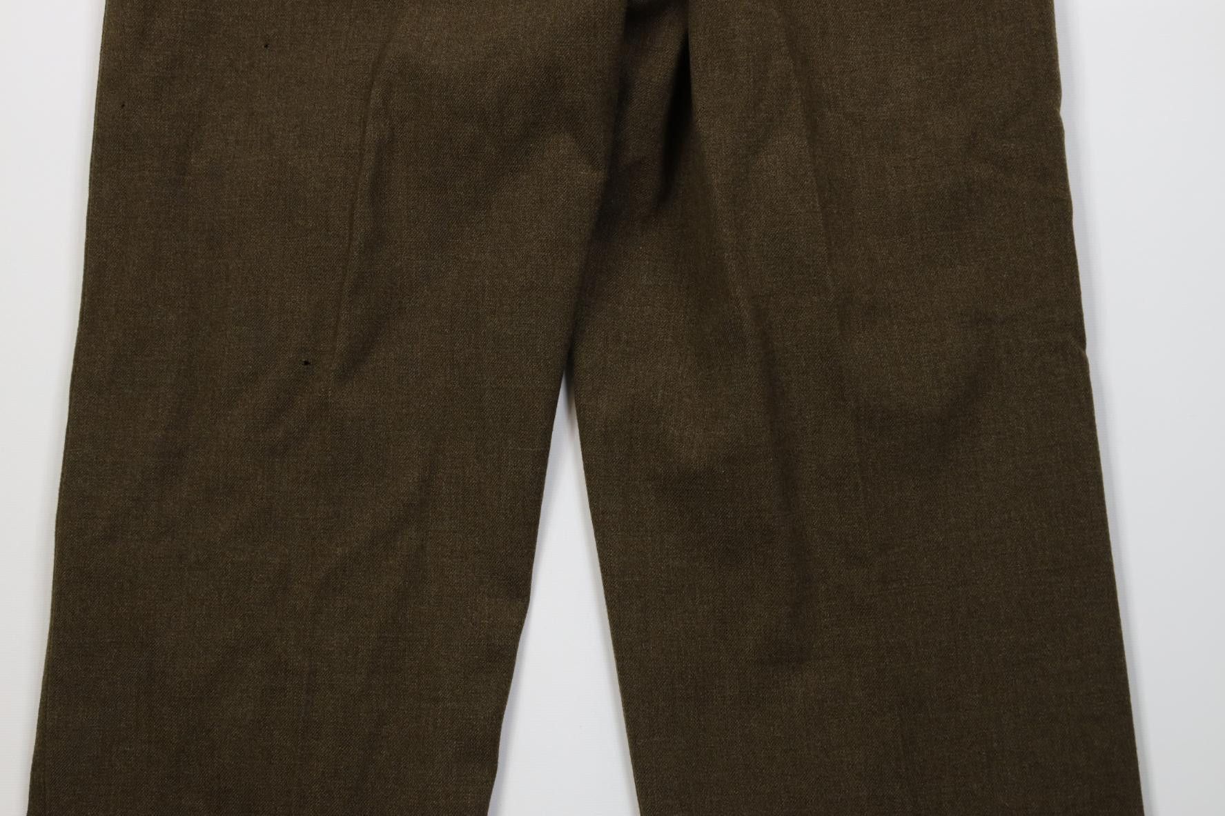 Vintage Vintage 50s USGI Korean War 18 oz Wide Leg Pants Green USA Size US 28 / EU 44 - 14 Thumbnail