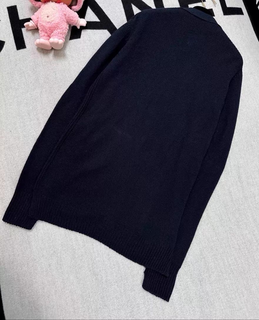 Celine Celine Navy Blue Knit Cardigan XS Size XS / US 0-2 / IT 36-38 - 3 Thumbnail