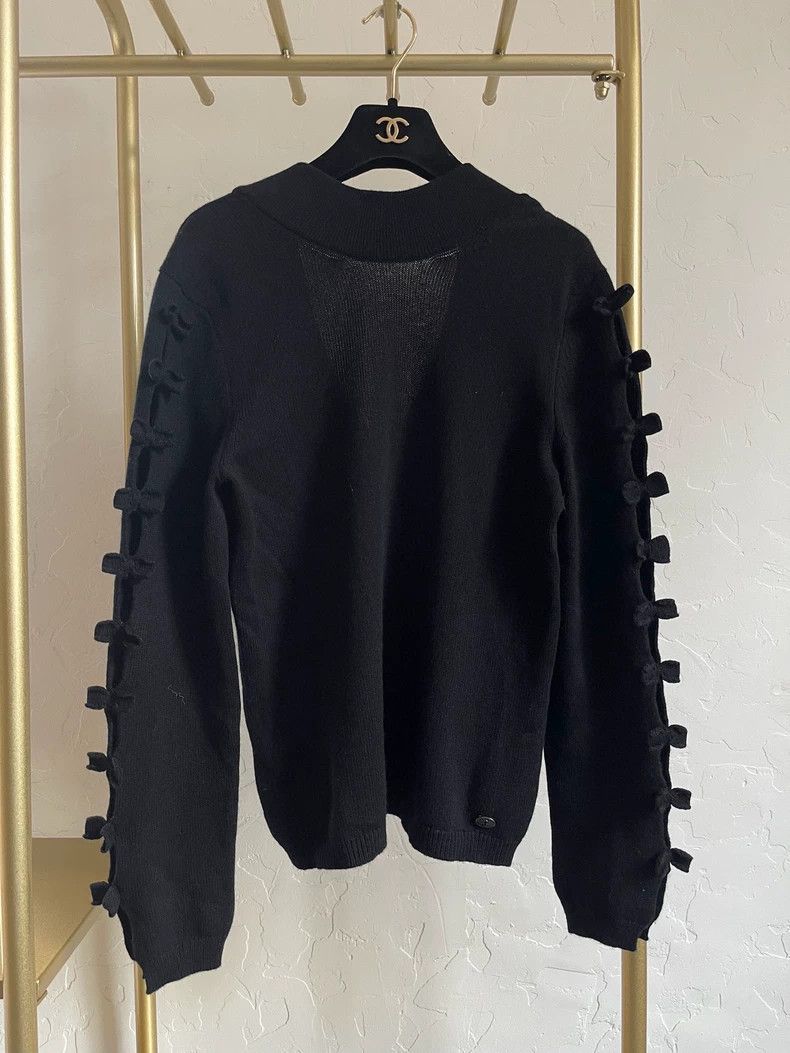 Chanel Chanel Black backless sweater Size S / US 4 / IT 40 - 1 Thumbnail