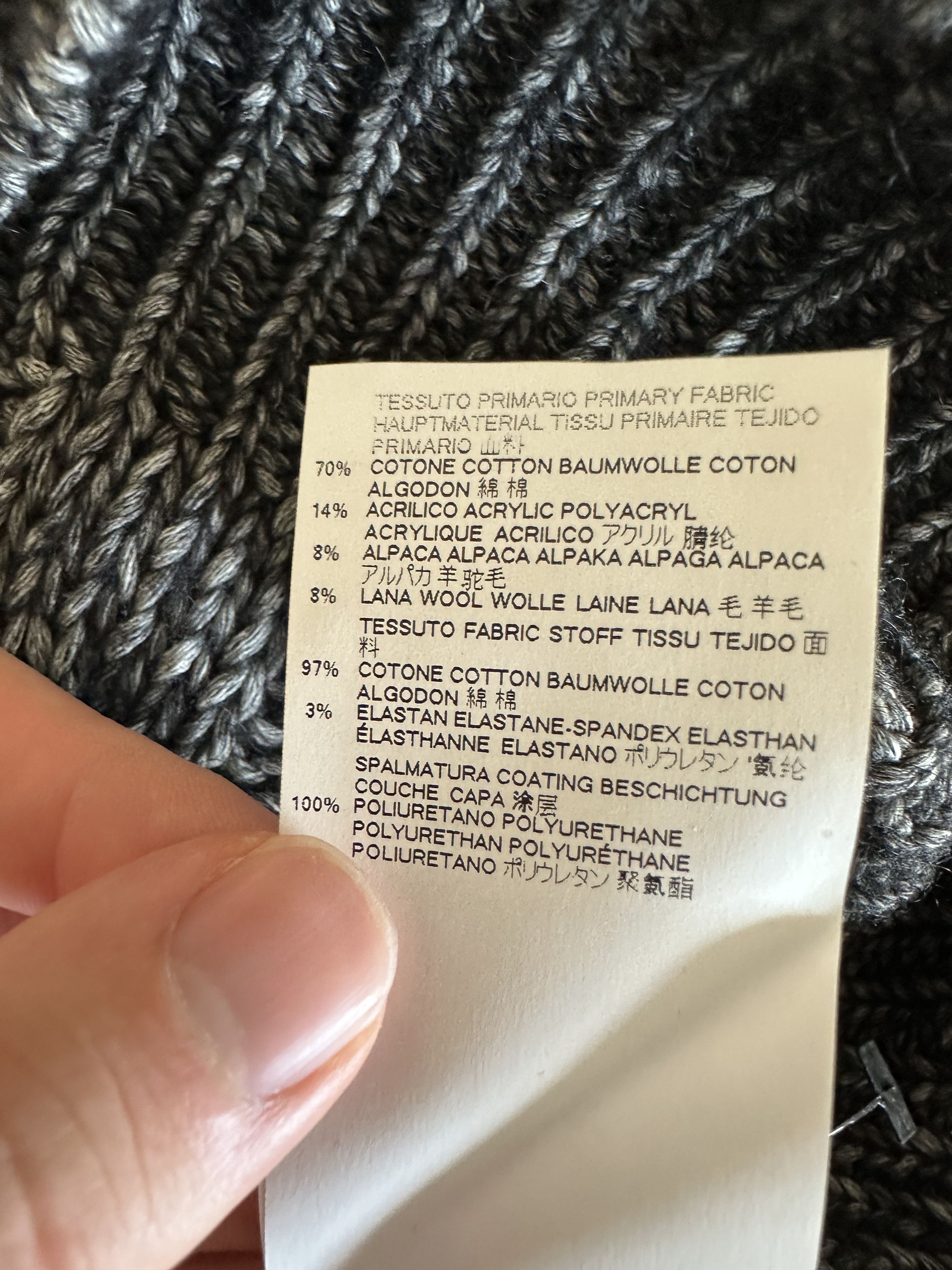Maison Margiela Maison Margiela Wool/Alpaca Blend Cableknit Sweater Size US XXL / EU 58 / 5 - 8 Thumbnail