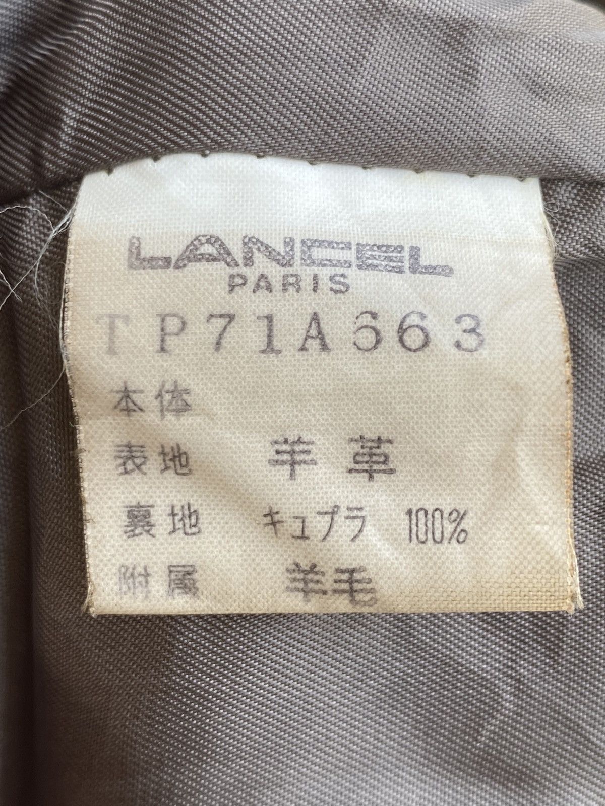 Lancel Lancel Paris Sheepskin Leather Parka Jacket Made in Japan Size M / US 6-8 / IT 42-44 - 15 Thumbnail