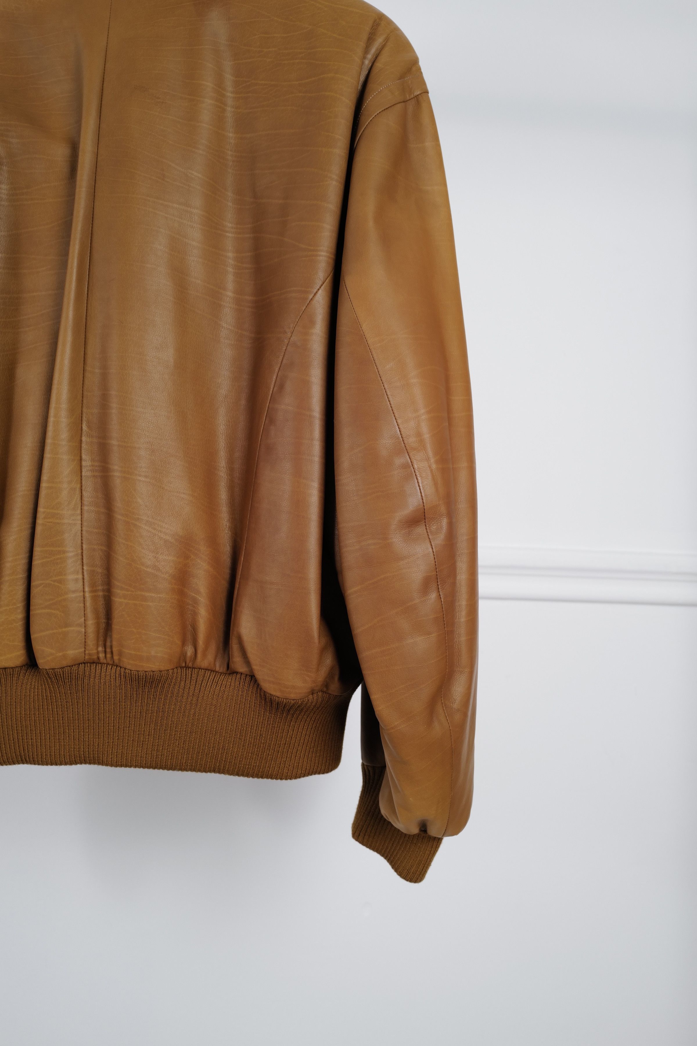 Kiton KITON LEATHER JACKET Size US XL / EU 56 / 4 - 9 Thumbnail