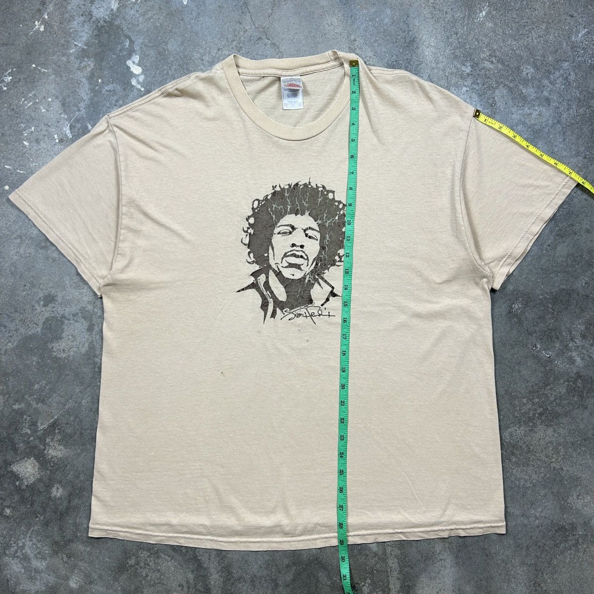 Vintage 2004 Jimi Hendrix Solo Tee Size US XL / EU 56 / 4 - 8 Thumbnail