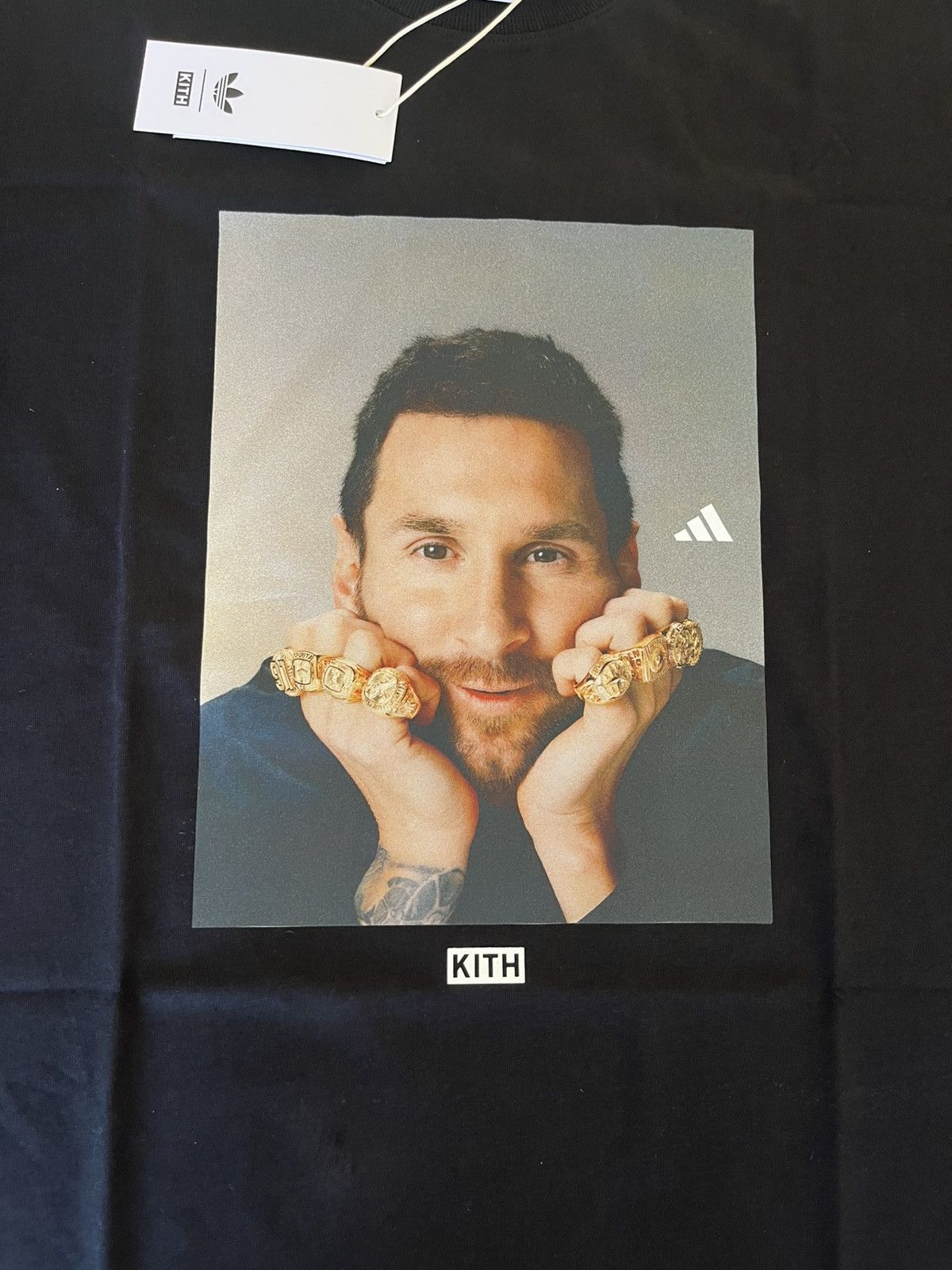 Kith Kith & Messi for adidas Football Graphic Tee Size US XL / EU 56 / 4 - 3 Thumbnail