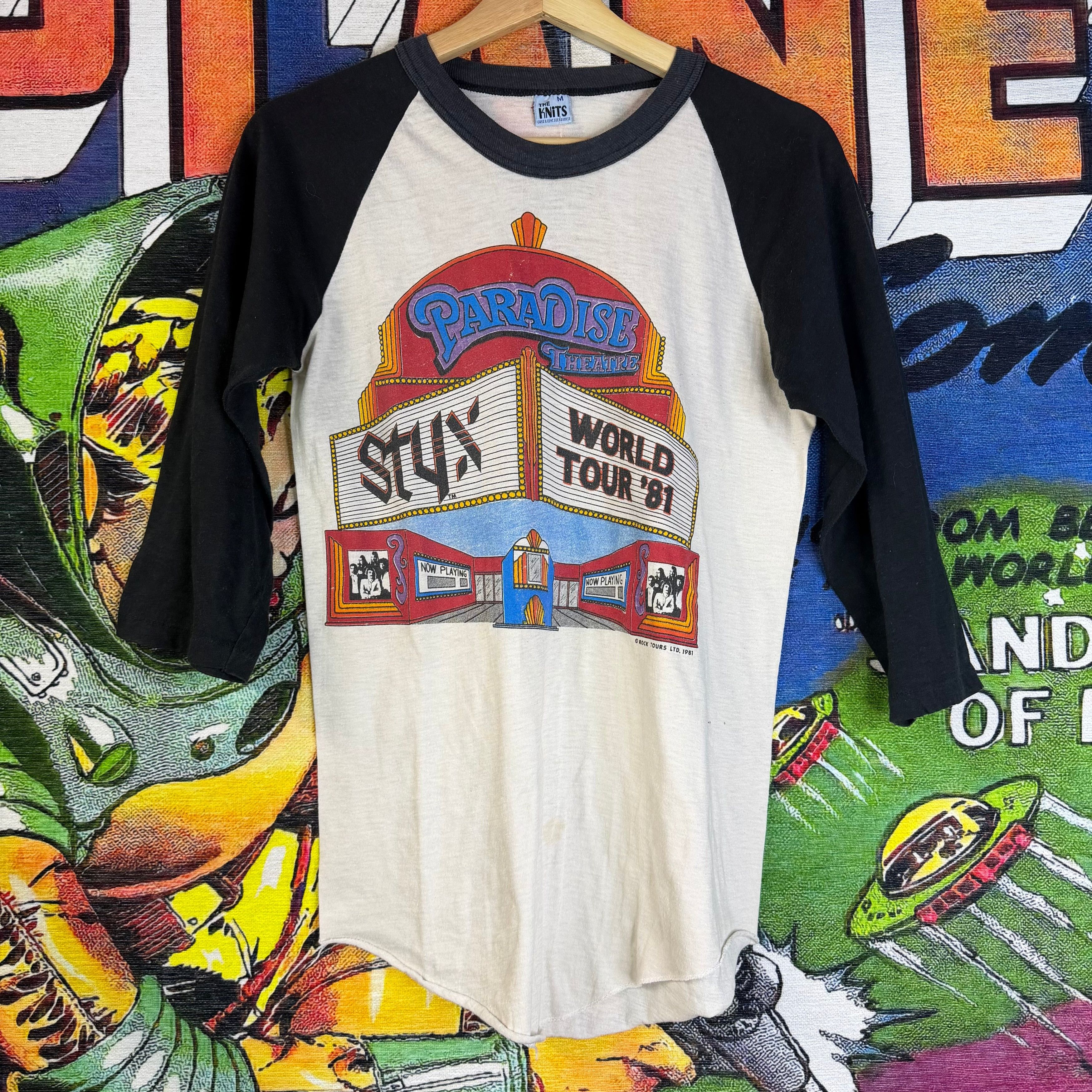 Band Tees × Vintage 90s Extreme Stop World Tour Long Sleeve T