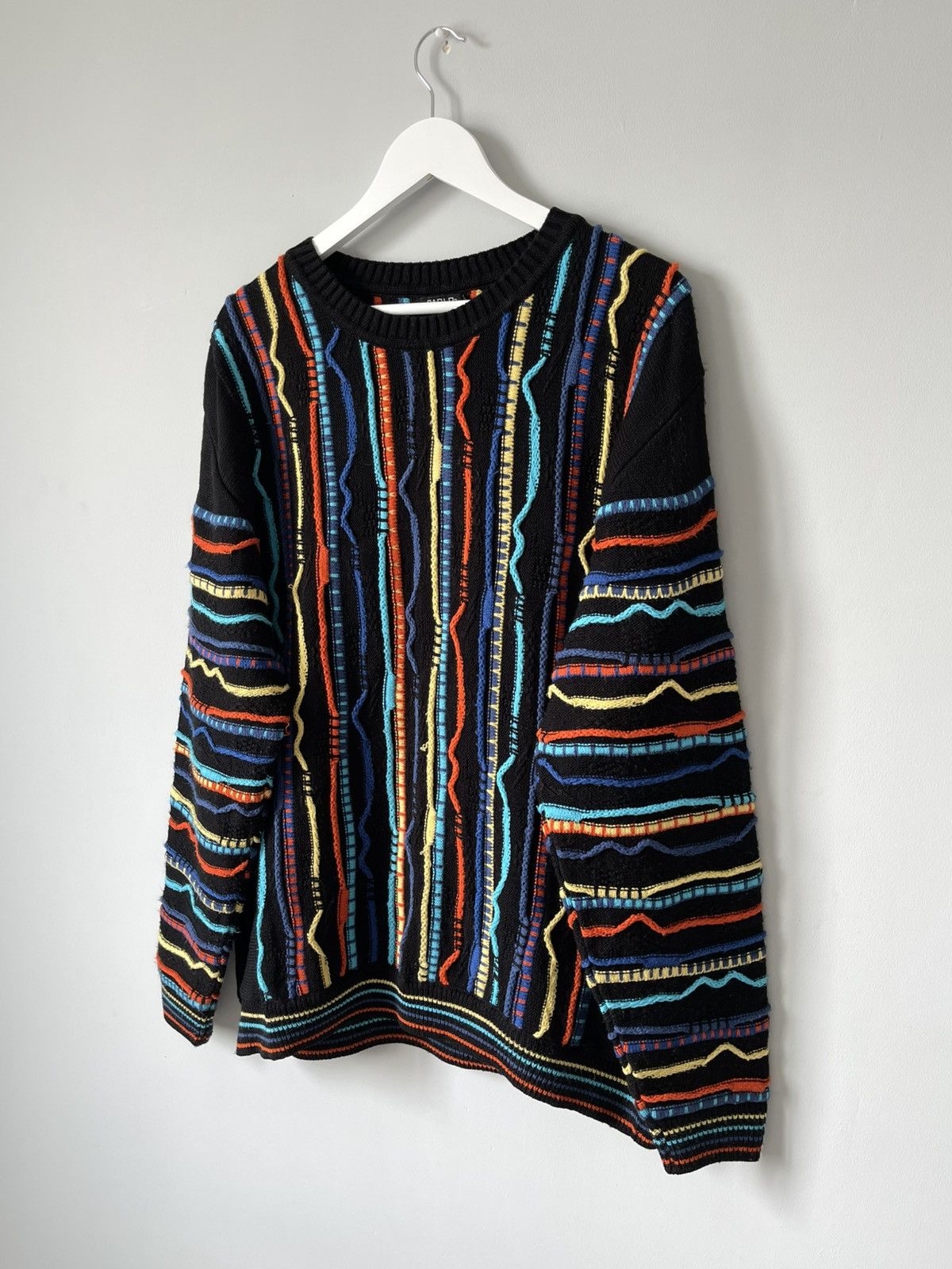 Vintage Vintage 90's Coogi Style Archive Rare 3D Knit Sweater Size US XL / EU 56 / 4 - 3 Thumbnail