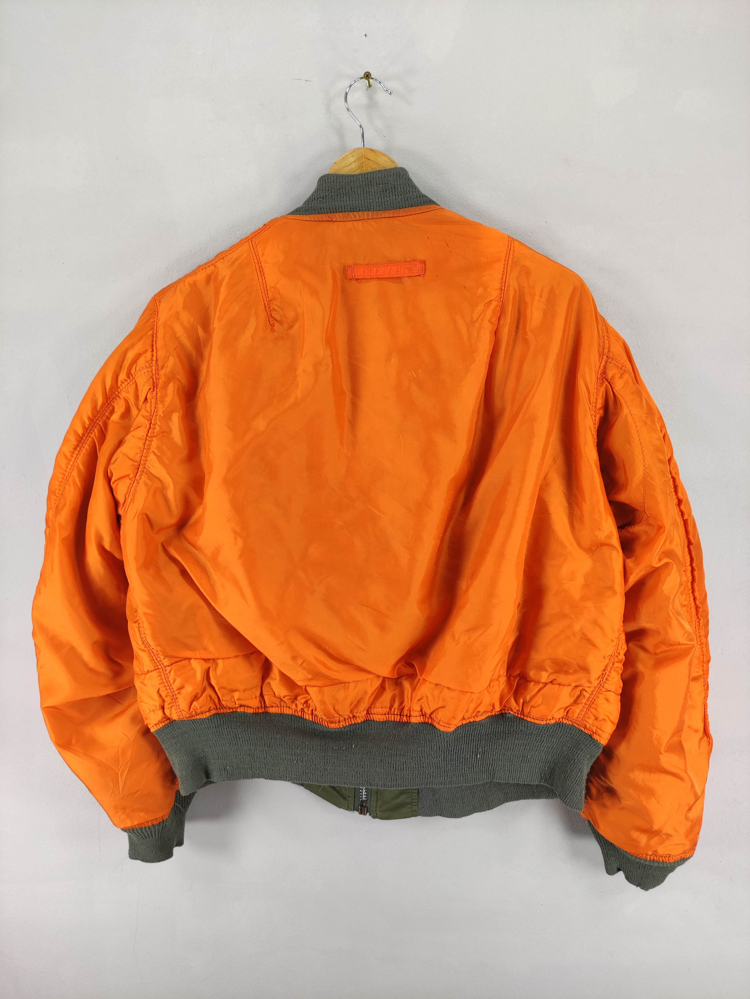 Alpha Industries Vintage Alpha Industries Ma-1 Bomber Jacket Reversible Size US XL / EU 56 / 4 - 21 Thumbnail