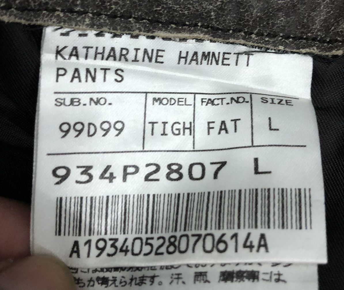 Katharine Hamnett London Vintage Katharine Hamnett London Composition Cow Skin Pants Size US 32 / EU 48 - 18 Thumbnail