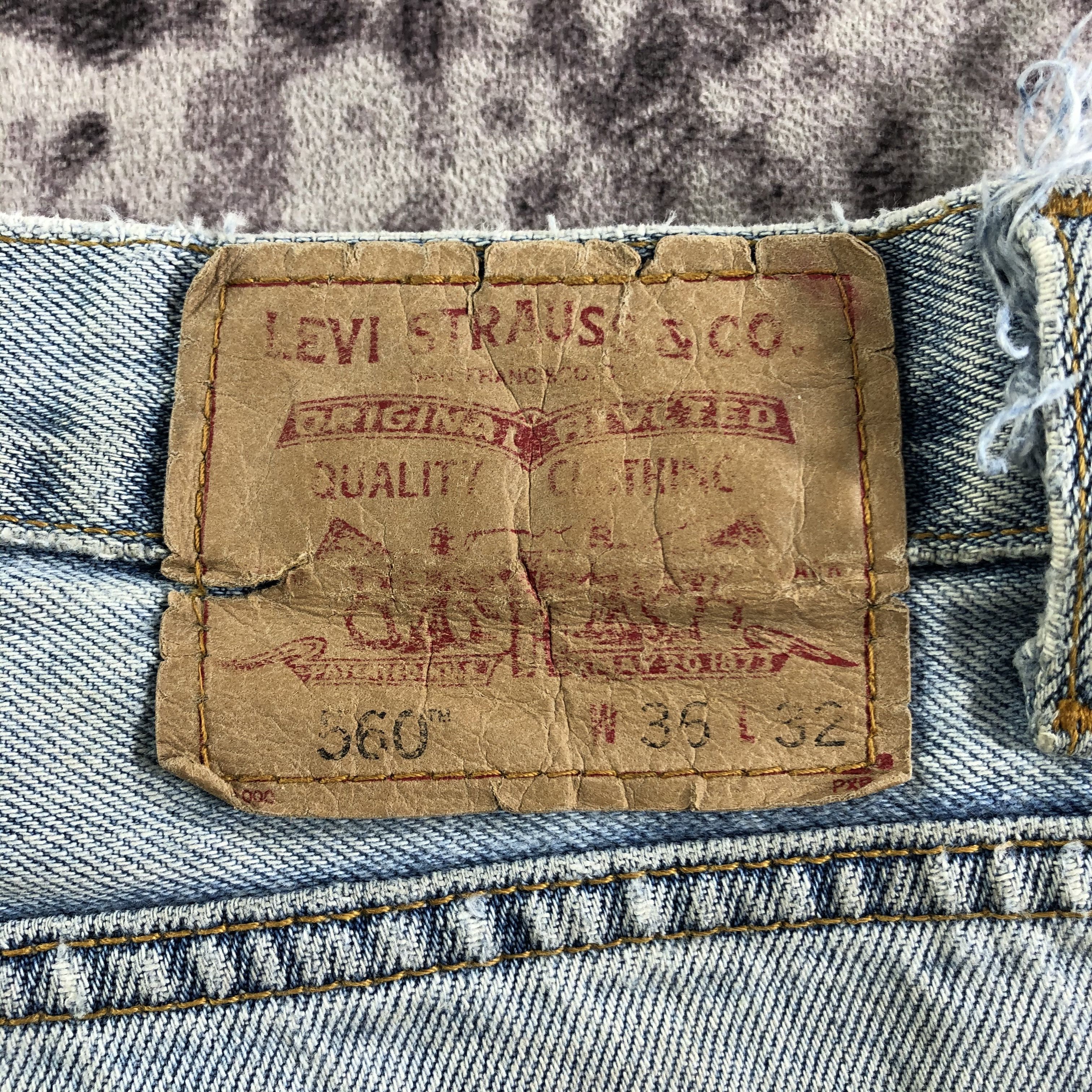 Levi's × Vintage Vintage 90s Light Wash Levis 560 Jeans-JM3498 Size US 37 - 6 Thumbnail