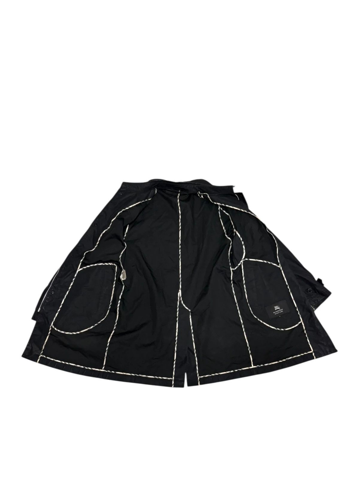 Burberry Burberry Black Label black denim trench coat Size US S / EU 44-46 / 1 - 2 Thumbnail