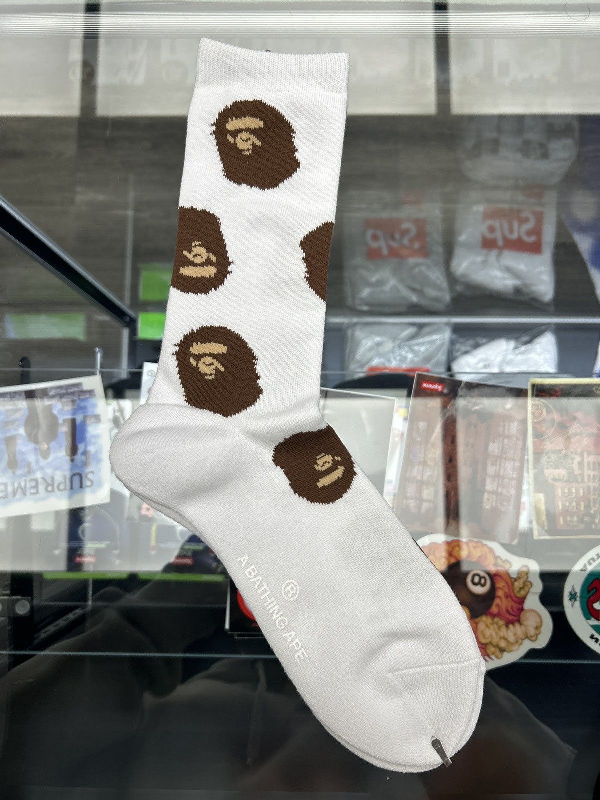 Bape A bathing ape socks Size ONE SIZE - 2 Thumbnail