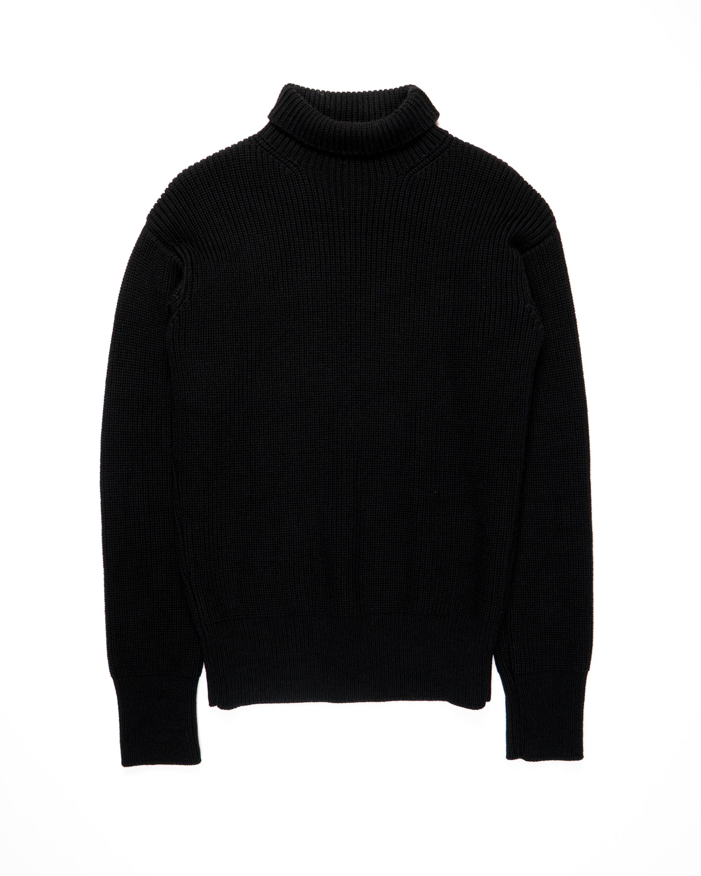 Gucci Tom Ford Era Chunky Knit Turtle Neck in Black Wool Size US M / EU 48-50 / 2 - 6 Thumbnail