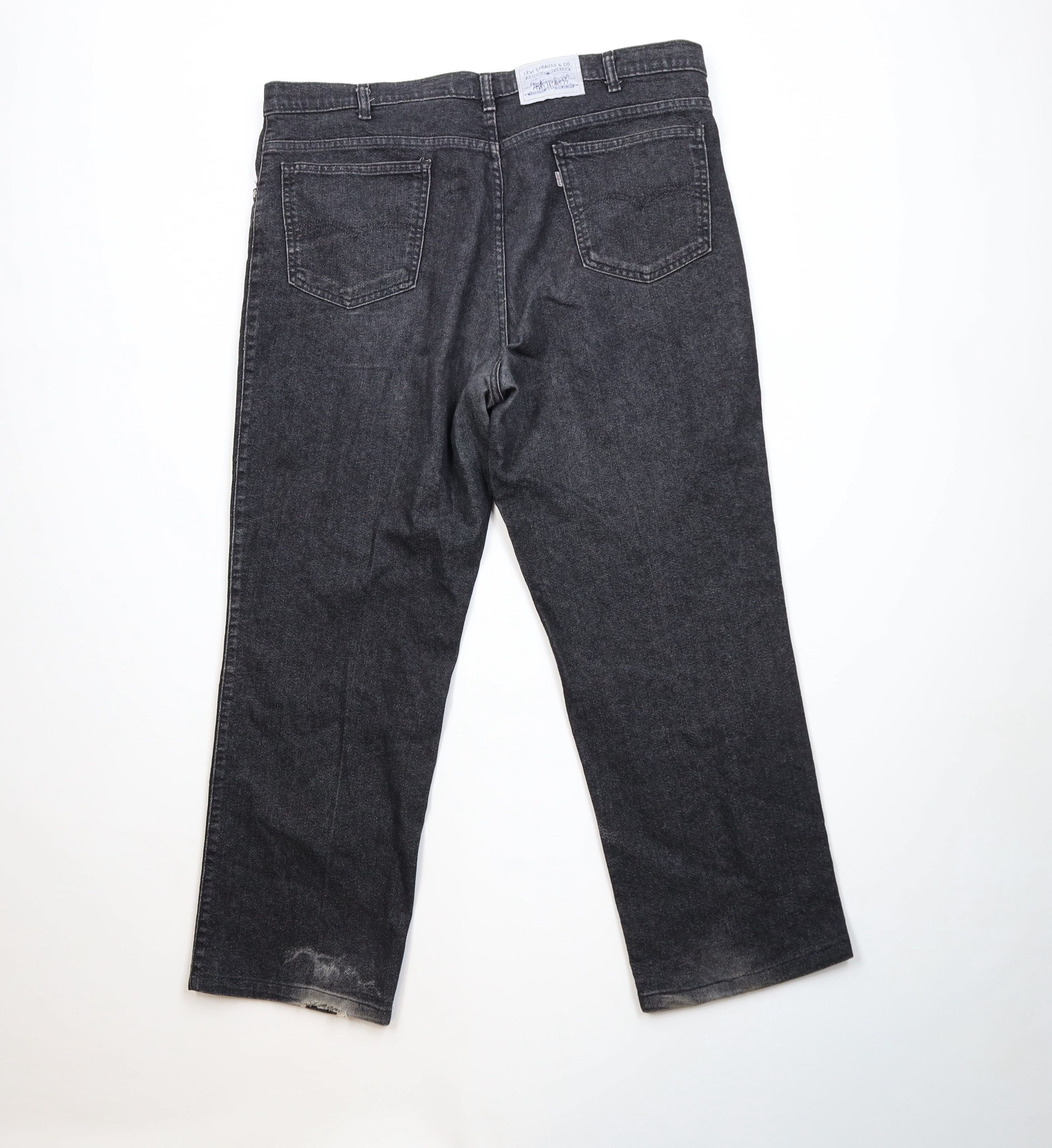 Levi's Vintage 90s Levis Relaxed Fit Denim Jeans Black USA Size US 40 / EU 56 - 11 Thumbnail
