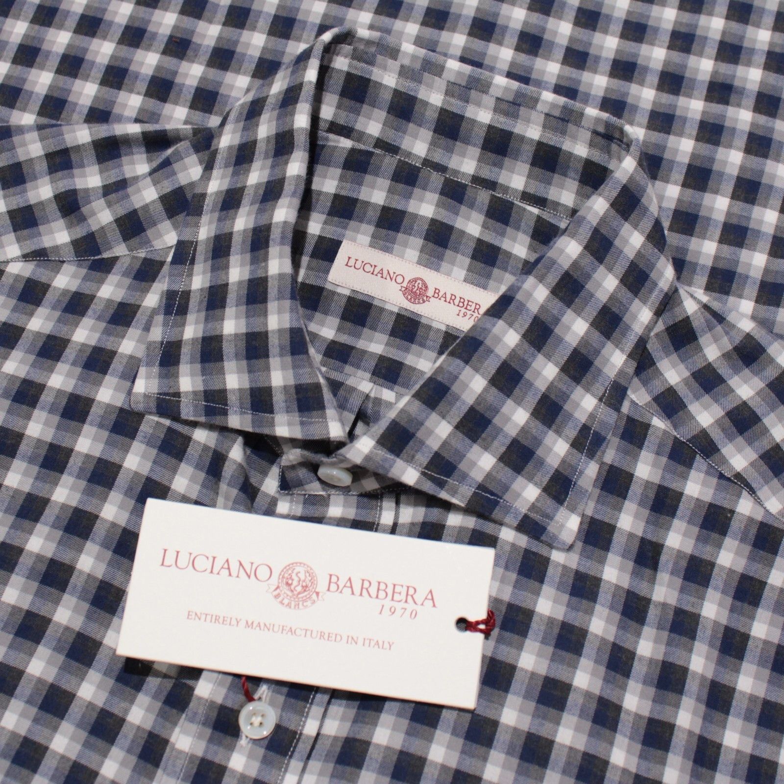 Luciano Barbera Luciano Barbera New with tags Shirt Size S US In Blue Size US S / EU 44-46 / 1 - 1 Thumbnail