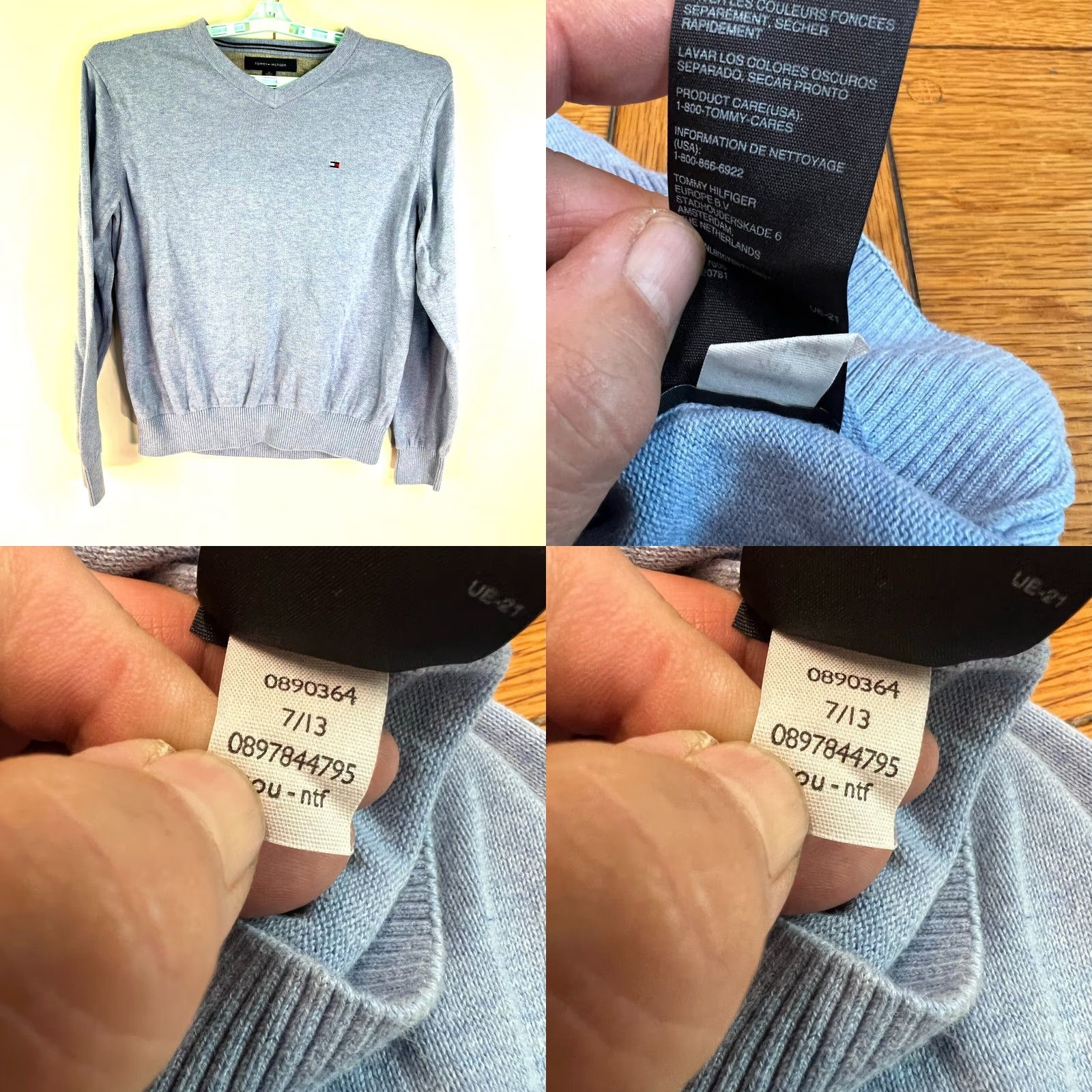 Tommy Hilfiger Tommy Hilfiger Sweater Adult Mens M Golf Pima Cotton Pullover Sweatshirt Size US M / EU 48-50 / 2 - 8 Thumbnail