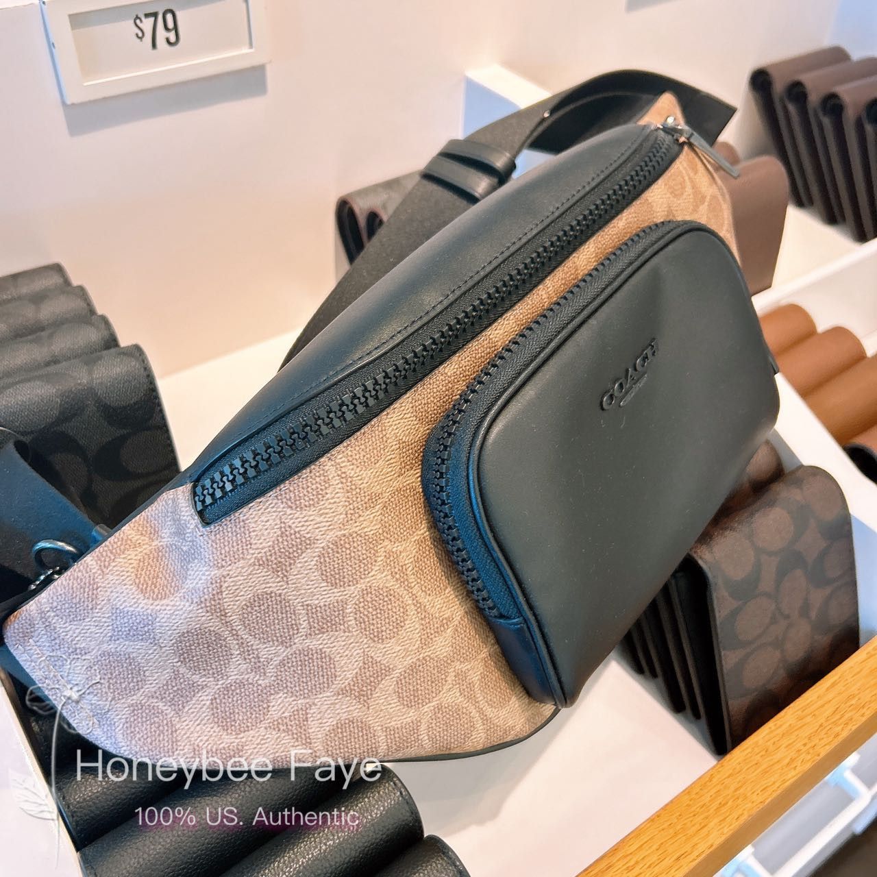 Coach Racer Belt Bag In Signature CT714 Size ONE SIZE - 3 Thumbnail