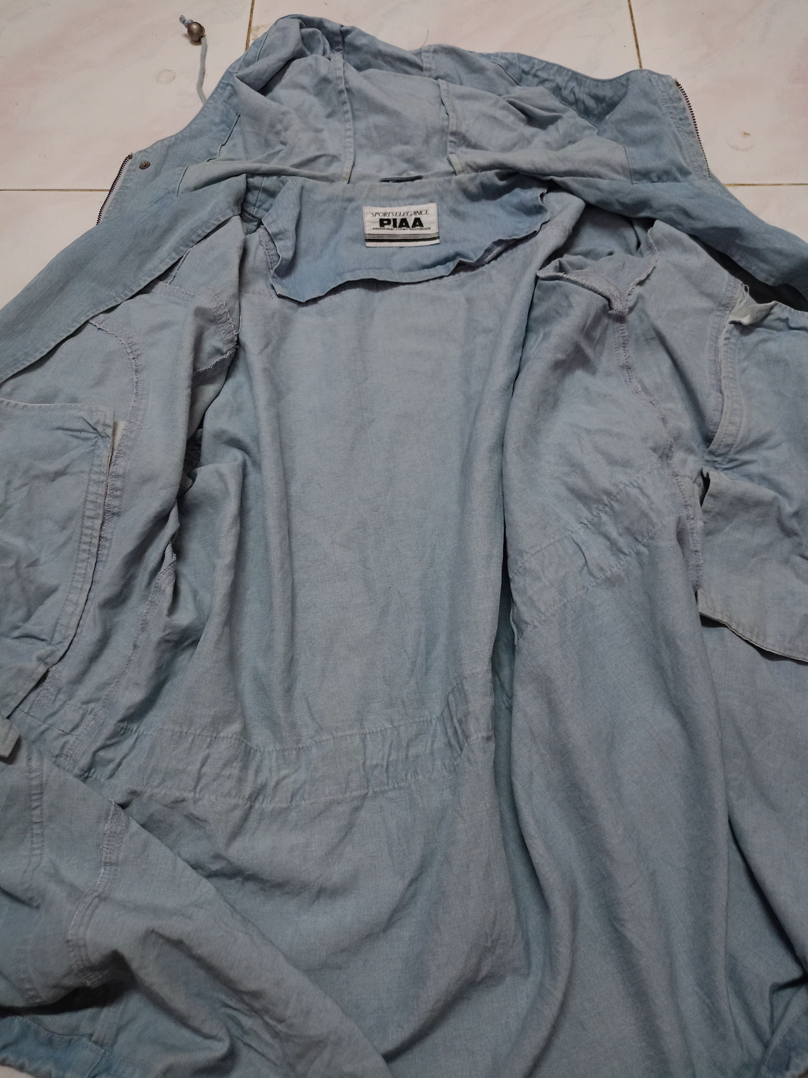 Japanese Brand × Vintage 🔥Denim parkas PIAA MOTORSPORTS X Vintage🔥 Size US XL / EU 56 / 4 - 13 Thumbnail
