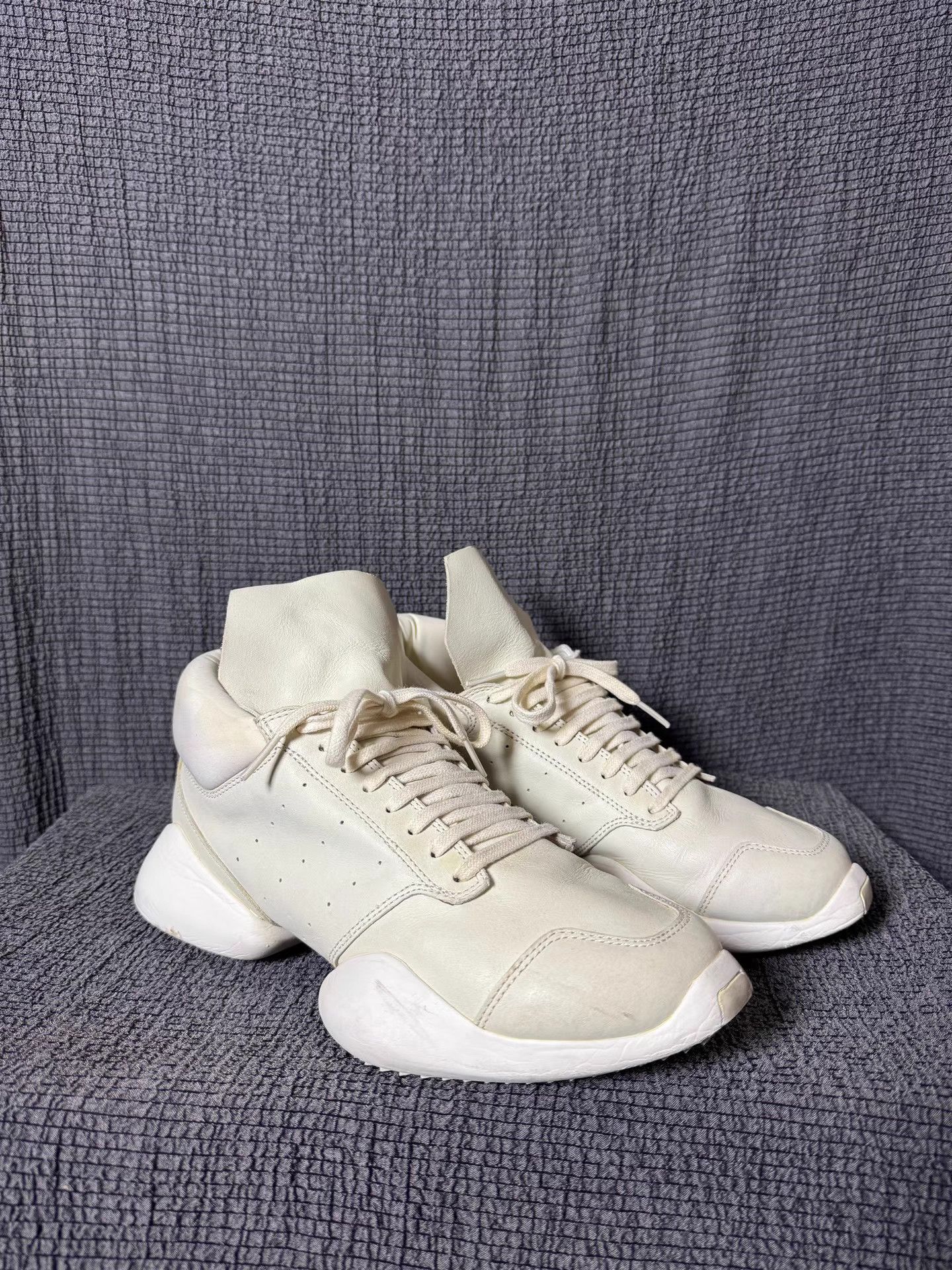 Rick Owens Rick Owens X Adidas mainline low-top hoof sneakers Size US 7.5 / EU 40-41 - 5 Thumbnail