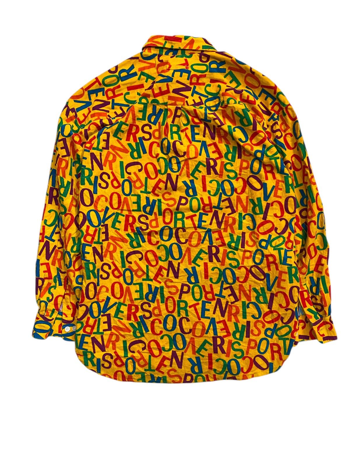 Designer × Enrico Coveri × Issey Miyake 1990s ENRICO COVERI velour corduroy fullprint Button up Size US M / EU 48-50 / 2 - 2 Thumbnail