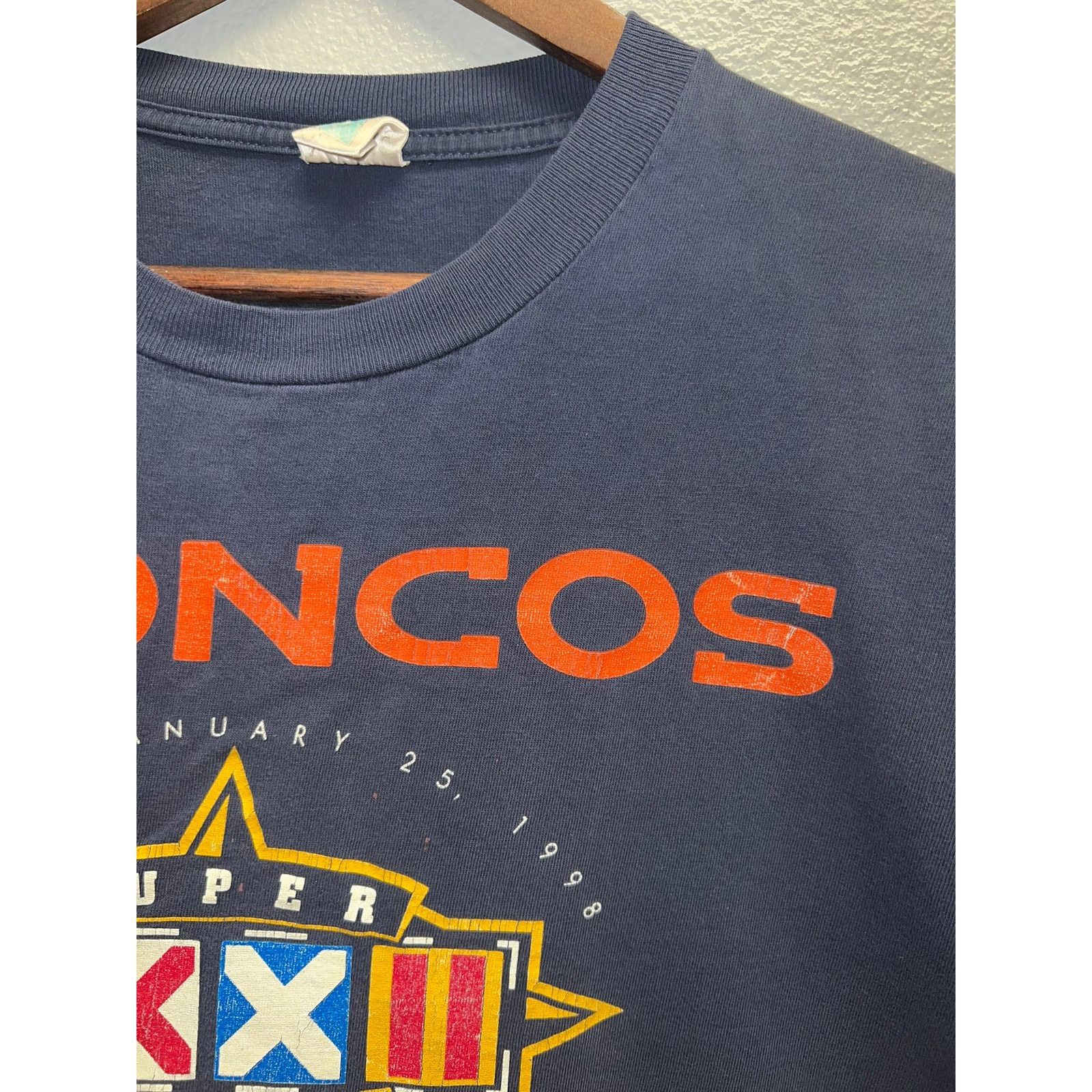 Vintage Vintage Denver Broncos Super Bowl Shirt Champions 32 VTG XL Size US XL / EU 56 / 4 - 5 Thumbnail