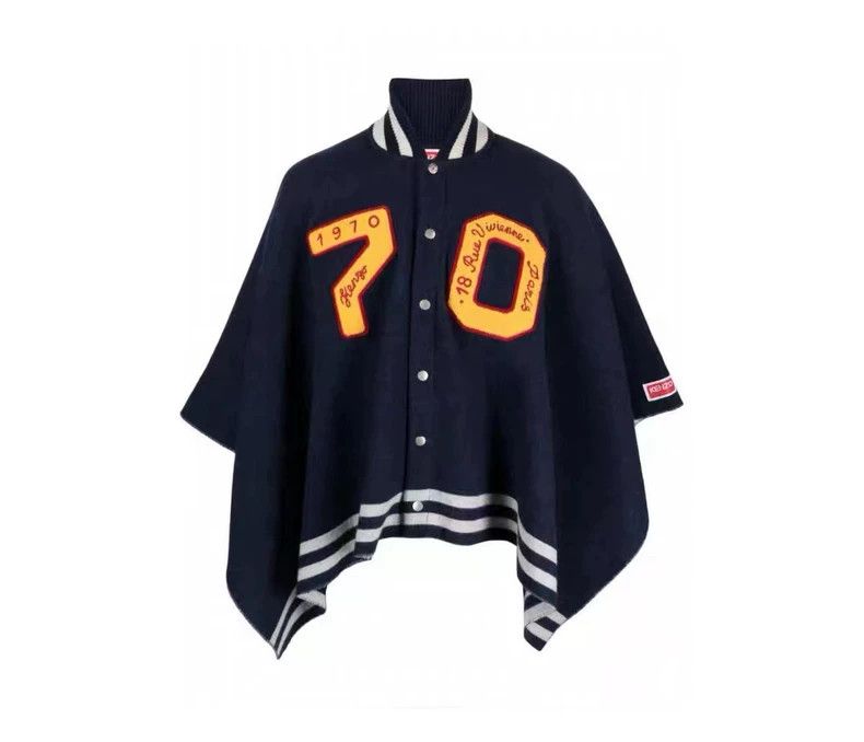 Kenzo KENZO sizeU Shiny wool cloak, jacket and overcoat Size US S / EU 44-46 / 1 - 1 Thumbnail