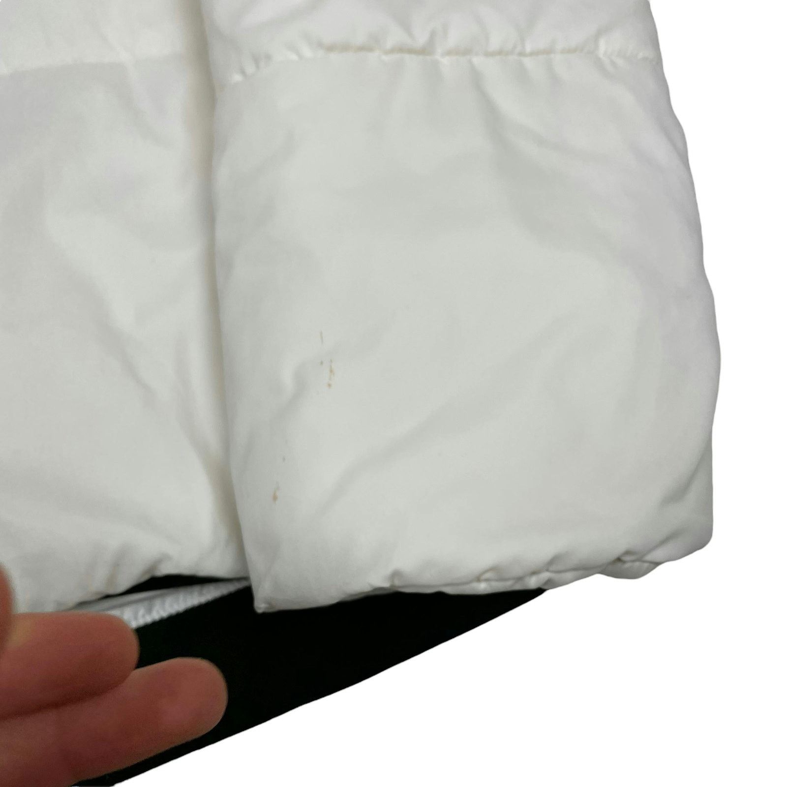 Nike Nike Women's White Polyester Full Zip Puffer Jacket Large Size L / US 10 / IT 46 - 9 Thumbnail