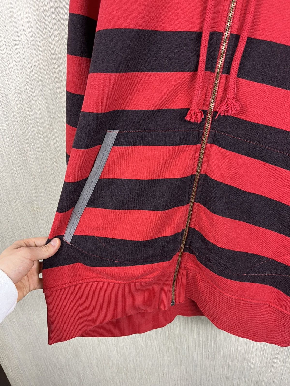 Helly Hansen × Seditionaries × Vintage Vintage Helly Hanse y2k zip hoodie striped sweatshirt Size US M / EU 48-50 / 2 - 13 Thumbnail