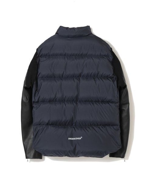 Undercover Undercover Japan Docking Leather Sleeve Down Jacket