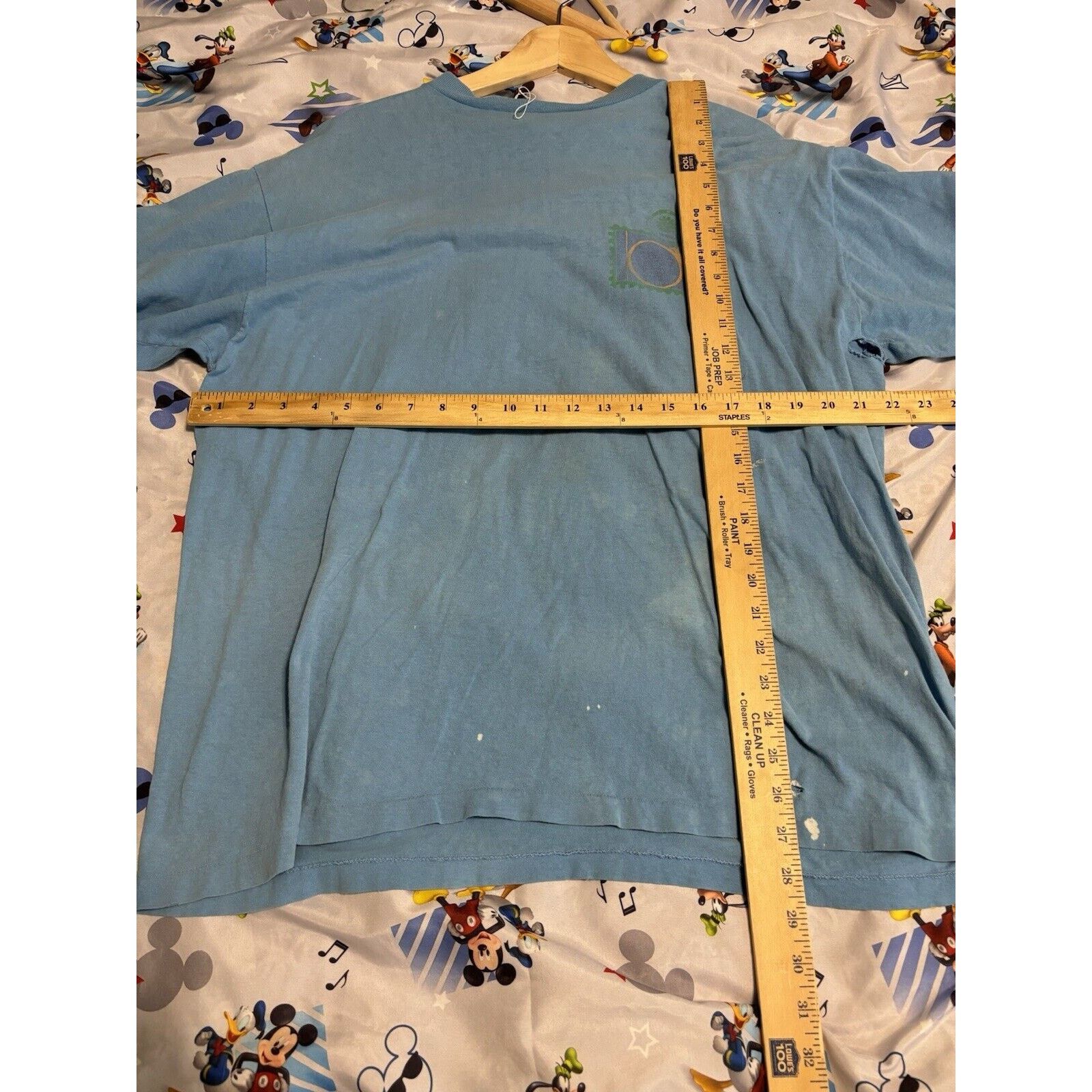 Other Vintage OP blue single stitched shirt distressed shirt rare Size US L / EU 52-54 / 3 - 10 Thumbnail