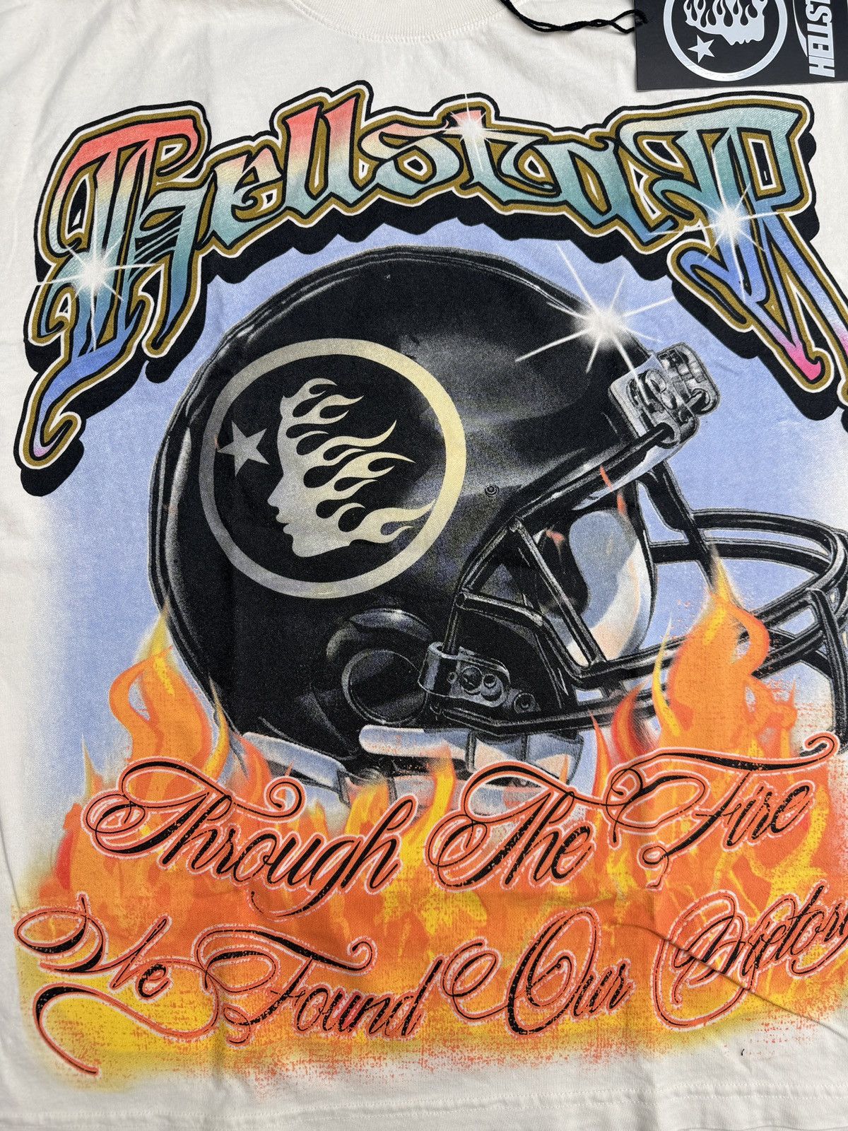 HELLSTAR Hellstar Helmet T-shirt Size US M / EU 48-50 / 2 - 2 Thumbnail