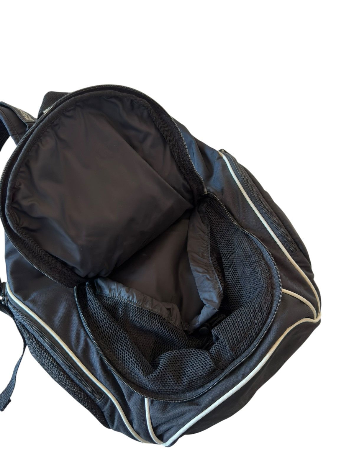 Adidas × Balenciaga *RARE* BALENCIAGA X ADIDAS BLUE SPORT BACKPACK STRIPES Size ONE SIZE - 9 Thumbnail