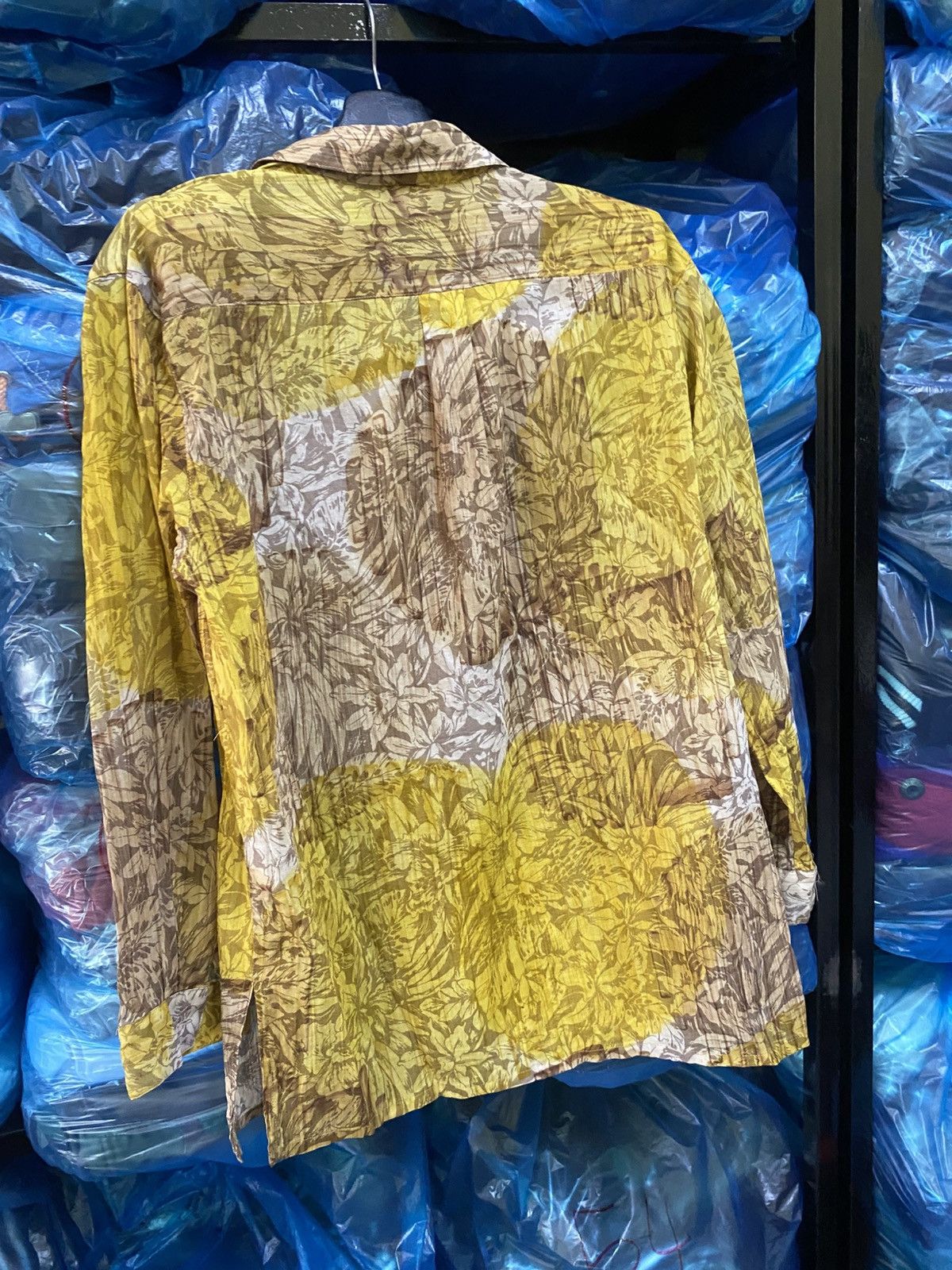 Japanese Brand Vintage Japanese K. VILLEGE Floral Patchwork Cotton Shirt Size M / US 6-8 / IT 42-44 - 8 Thumbnail