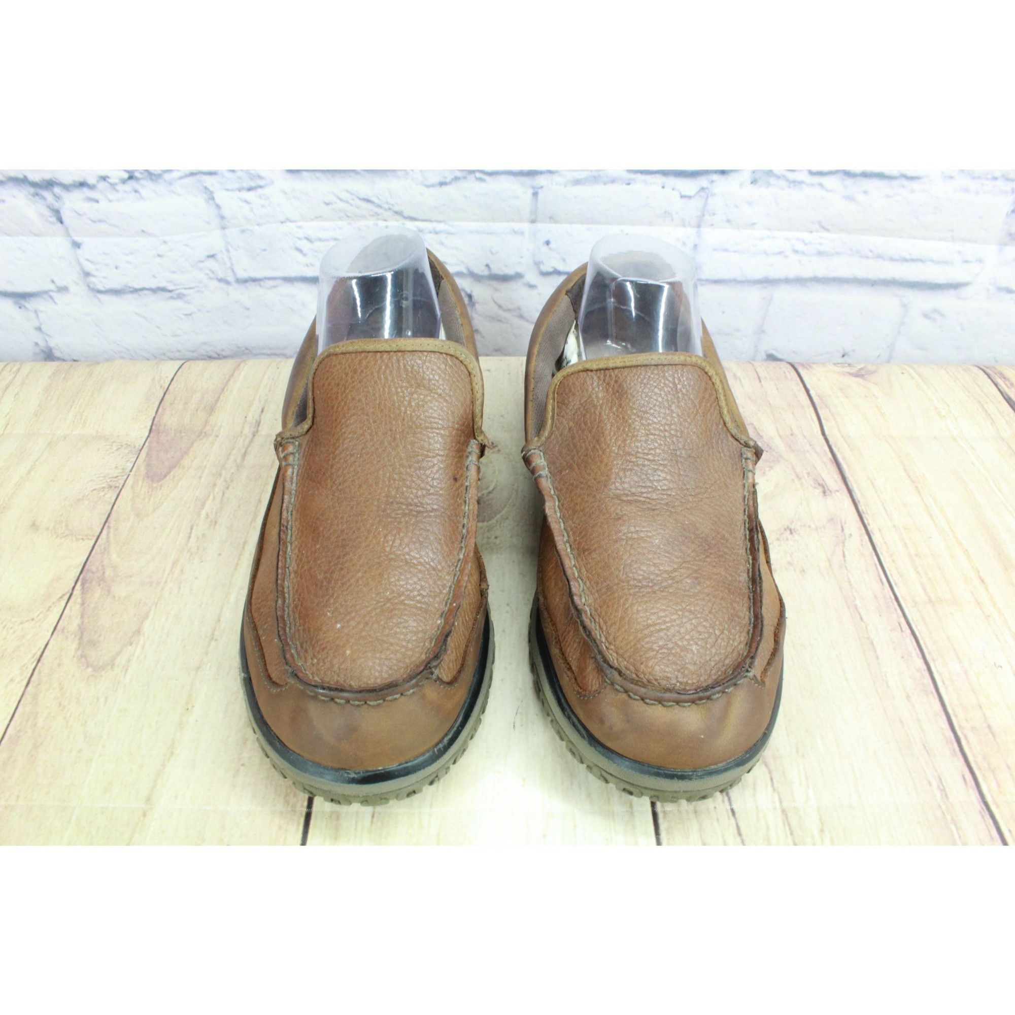 L.L. Bean LL Bean Dark Brown Shearling Lined Slipper Mocs Size 10 M Size US 10 / EU 43 - 5 Thumbnail