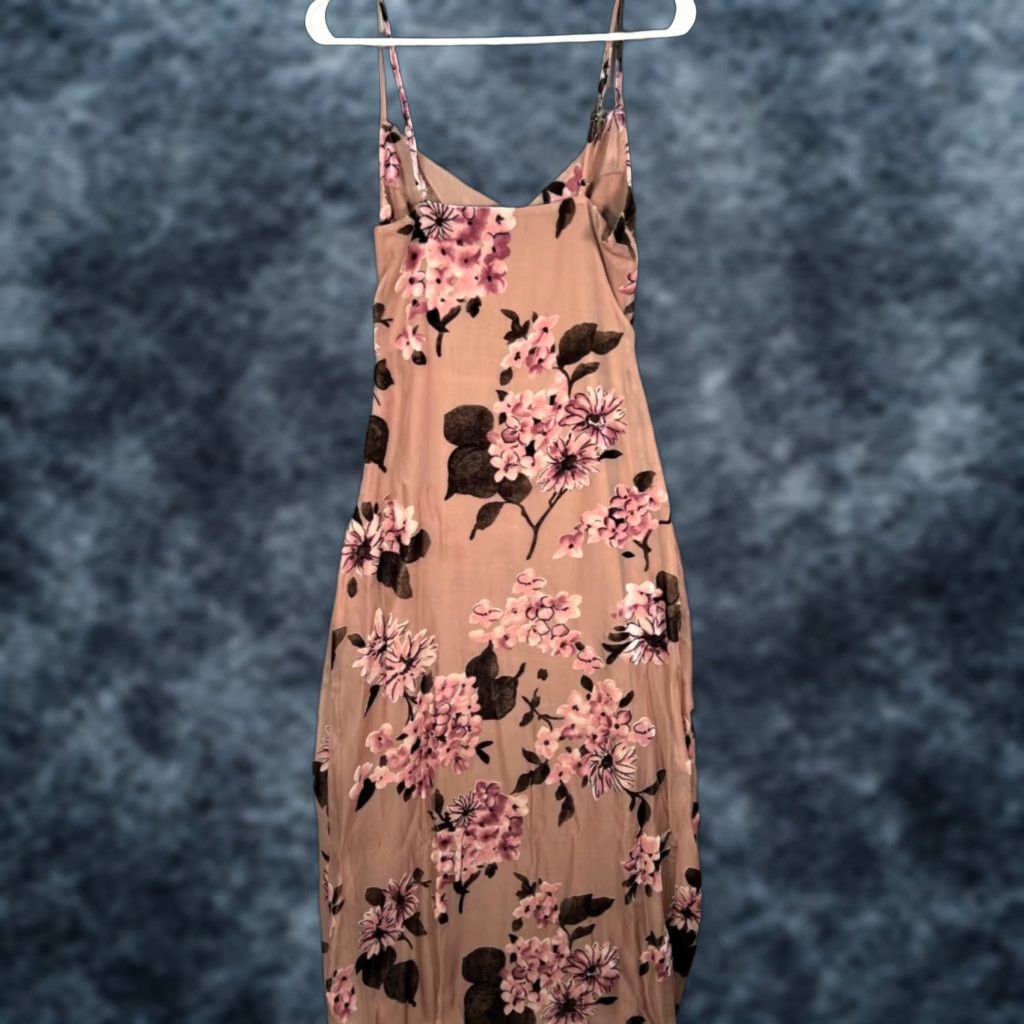 Lulus Womens Maxi Dress Floral With Spaghetti Straps XS