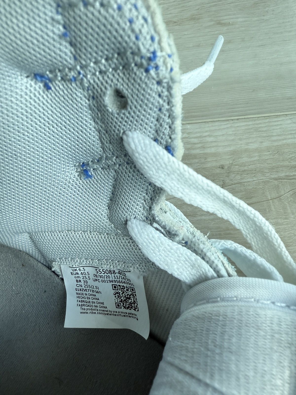Other Nike Air Jordan 1 Hyper Blue size 7.5 Size US 7.5 / EU 40-41 - 6 Thumbnail