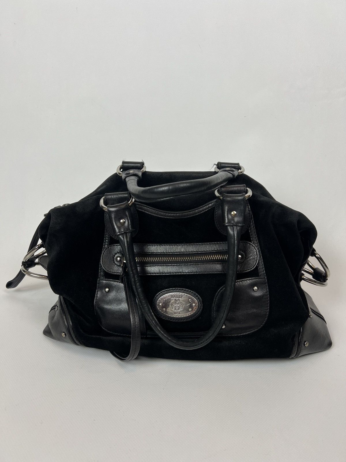 Bally Vintage Bally suede leather Bag Size ONE SIZE - 3 Thumbnail