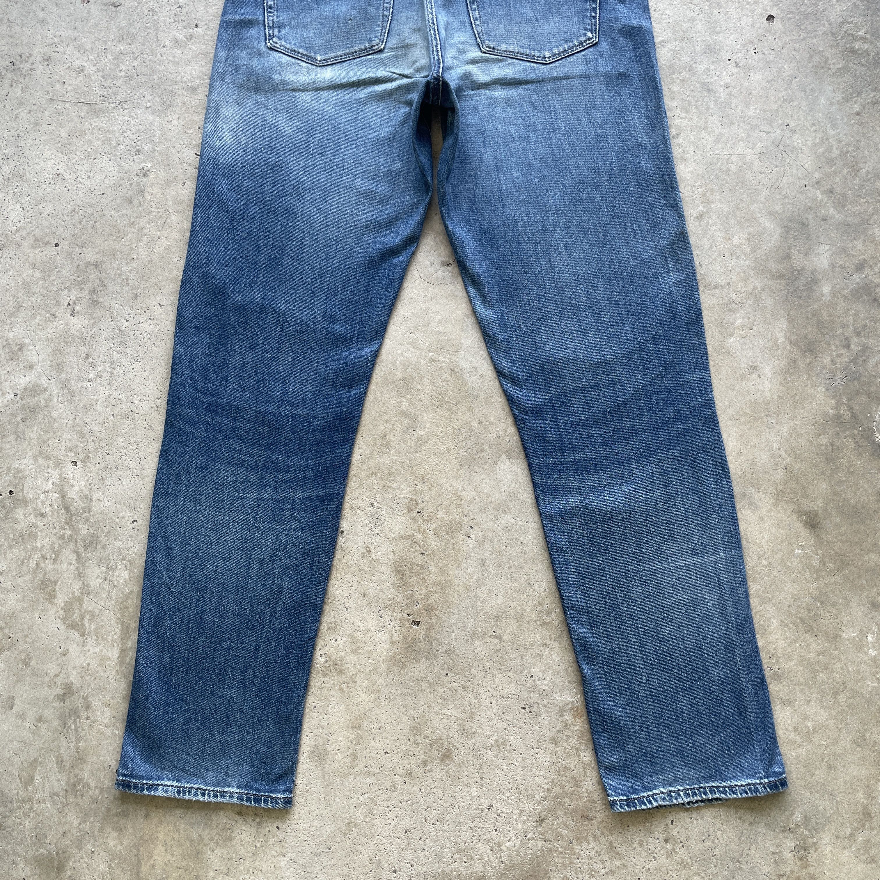 Japanese Brand W35 VINTAGE JAPAN FADED RIPPED JEANS DISTRESSED DENIM PANTS Size US 35 - 9 Thumbnail