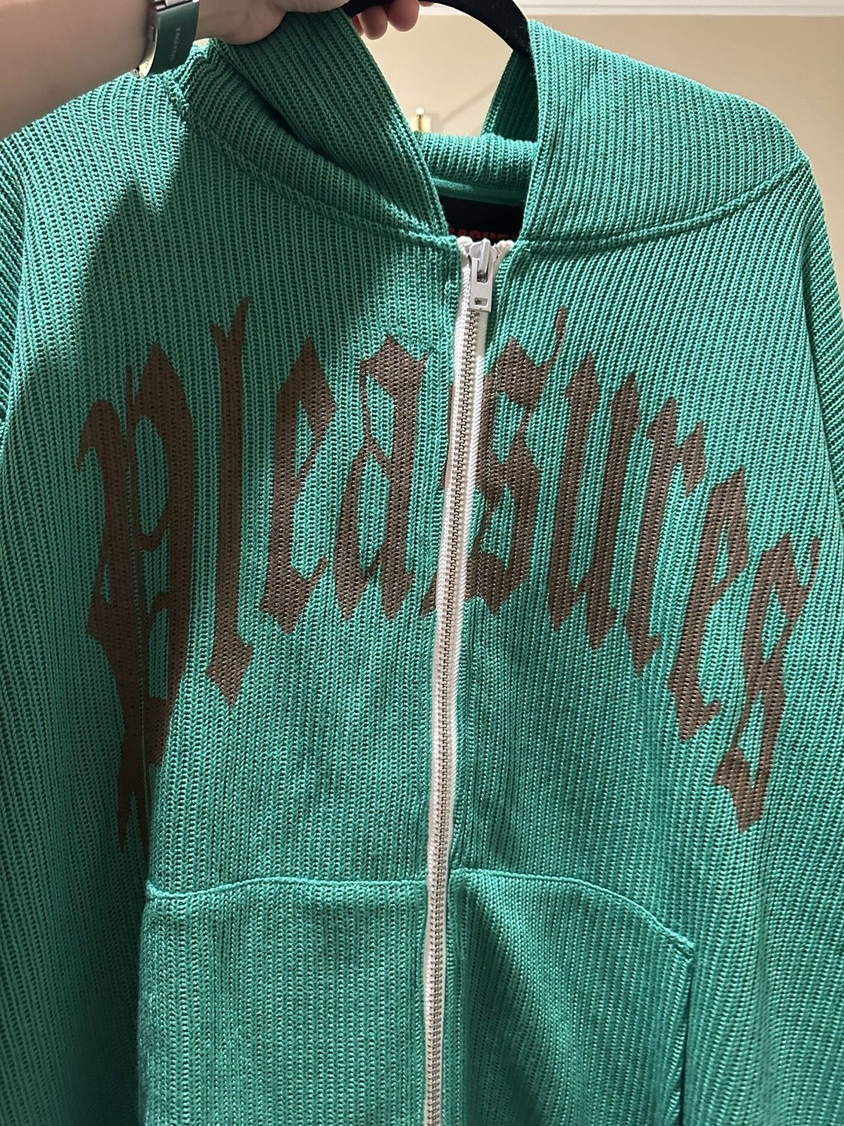 Pleasures Pleasures Twitch Knitted Zip Size US L / EU 52-54 / 3 - 3 Thumbnail