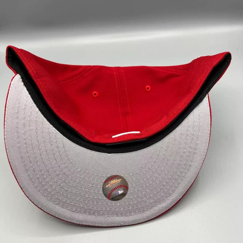 New Era Cleveland Indians Guardians Hat Men 7 5/8 Red Fitted New Size ONE SIZE - 7 Thumbnail