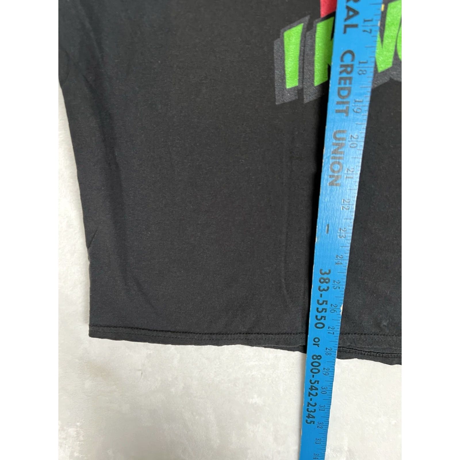 Vintage Elf T-Shirt Santa I Know Him Movie Christmas Black 3XL Men Short Sleeve Funny Shirt Size US XXL / EU 58 / 5 - 6 Thumbnail