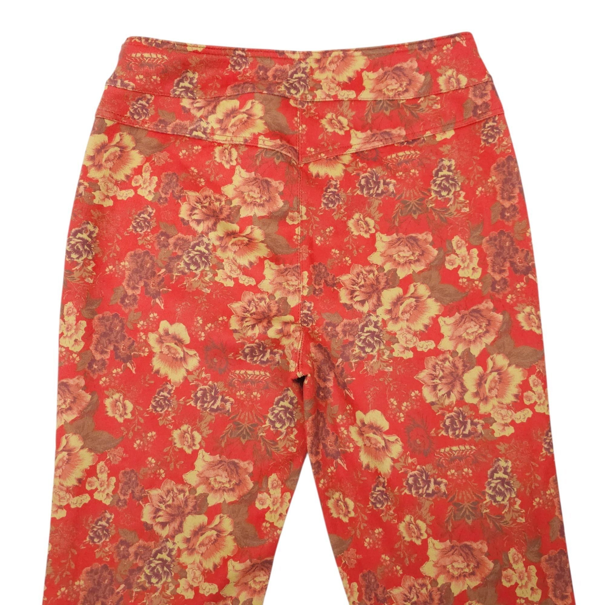 Free People We The Free People House Party Printed Pants Womens 27 Vegan Size 28" / US 6 / IT 42 - 11 Thumbnail
