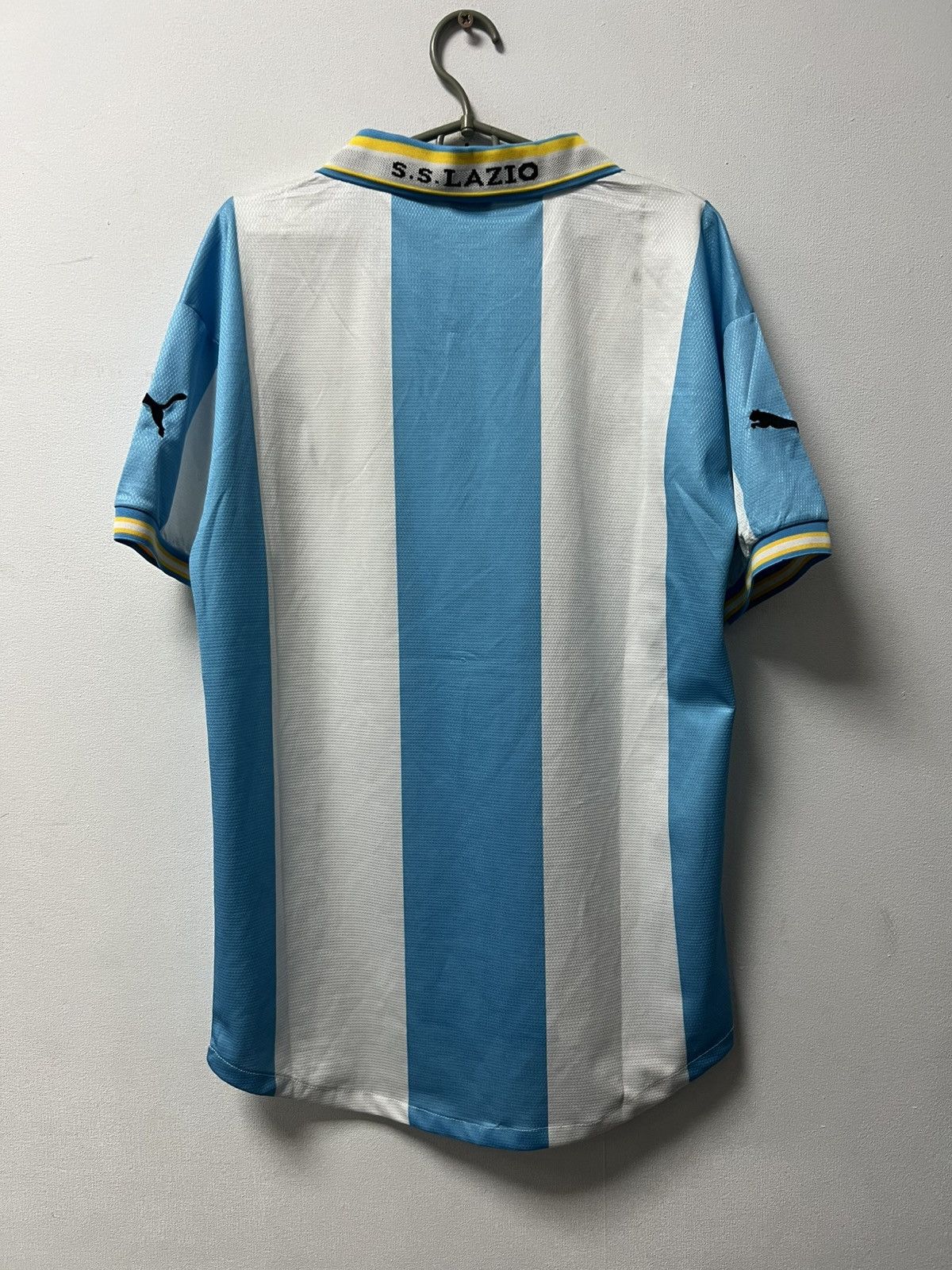Puma SS Lazio 1999 90s 2000 Vintage Roma Puma Football Jersey Size US XL / EU 56 / 4 - 10 Thumbnail
