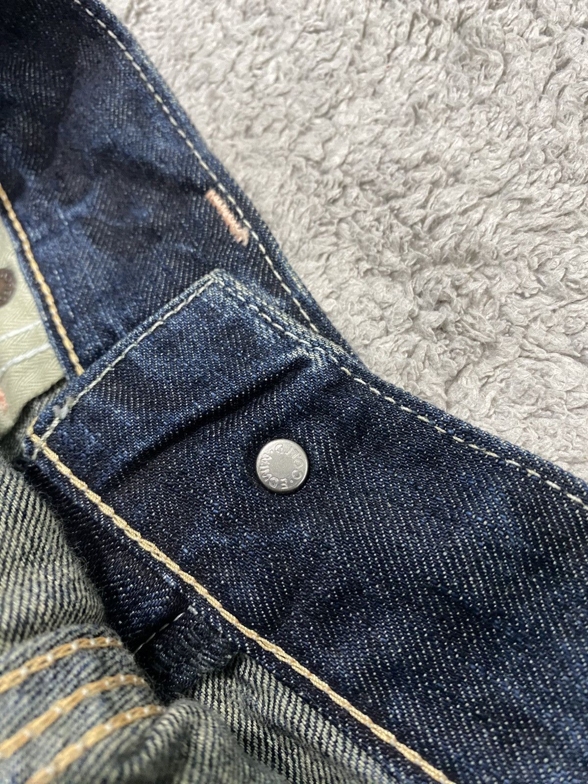 Edwin NEED GONE ‼️ Edwin 503 Blue Trip Black Flare Washed Denim Size US 31 - 6 Thumbnail