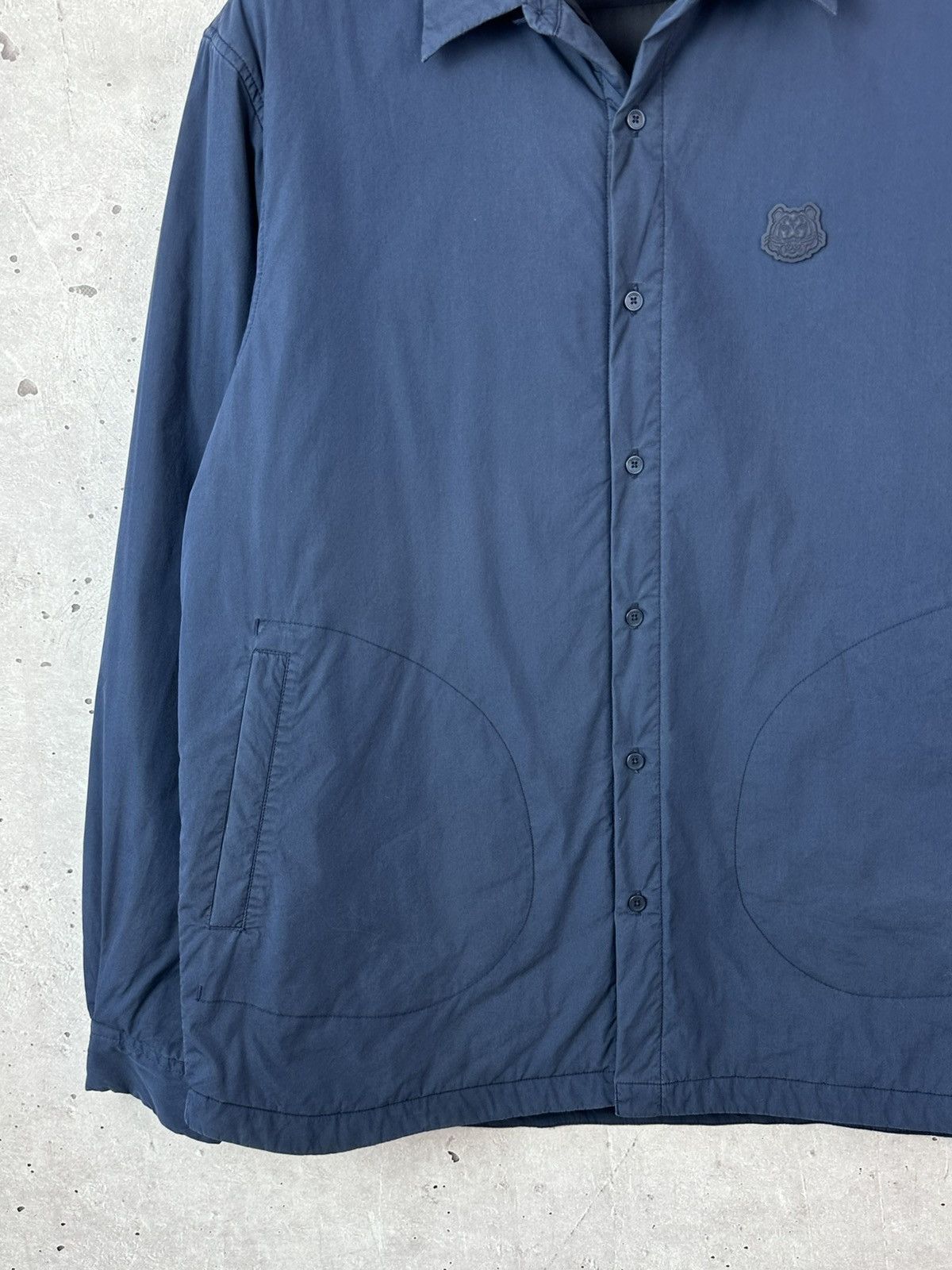 Kenzo Kenzo Blue Light Insulated Men’s Coach Overshirt-Jacket Size US XL / EU 56 / 4 - 5 Thumbnail