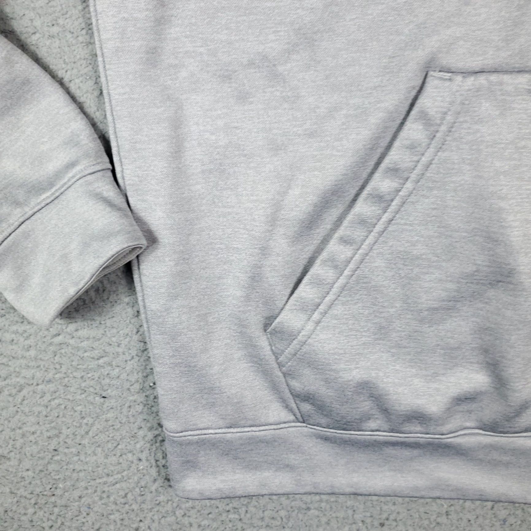 Adidas adidas Gray Long Sleeve Drawstring Pullover Hoodie Mens Size L Sweatshirt Athletic Fleece All Seasons Logo Size US L / EU 52-54 / 3 - 4 Thumbnail