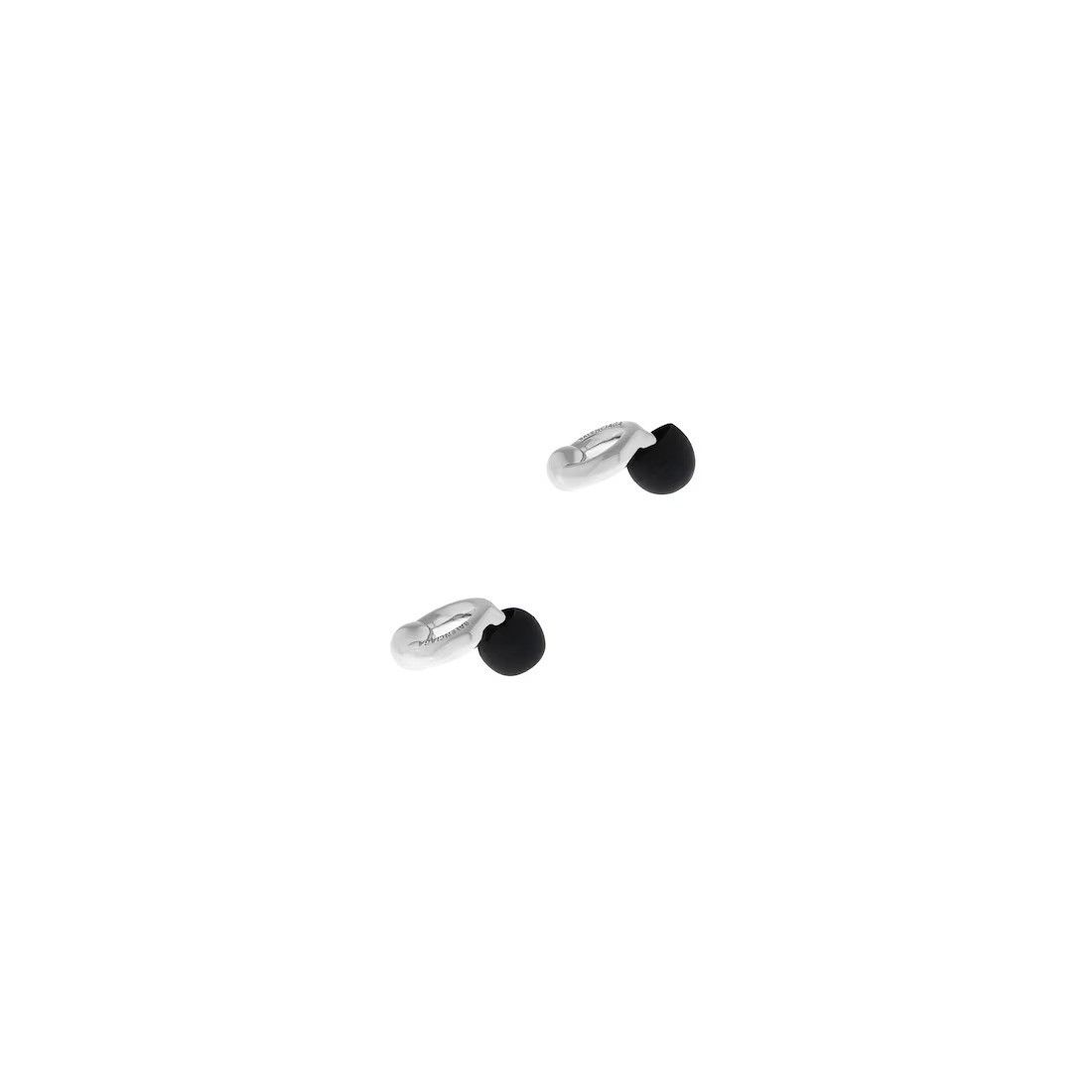 Balenciaga o1in1g0226 Size: OS / Berlin Ball Ear Jewels in Brown/Beige Size ONE SIZE - 3 Thumbnail