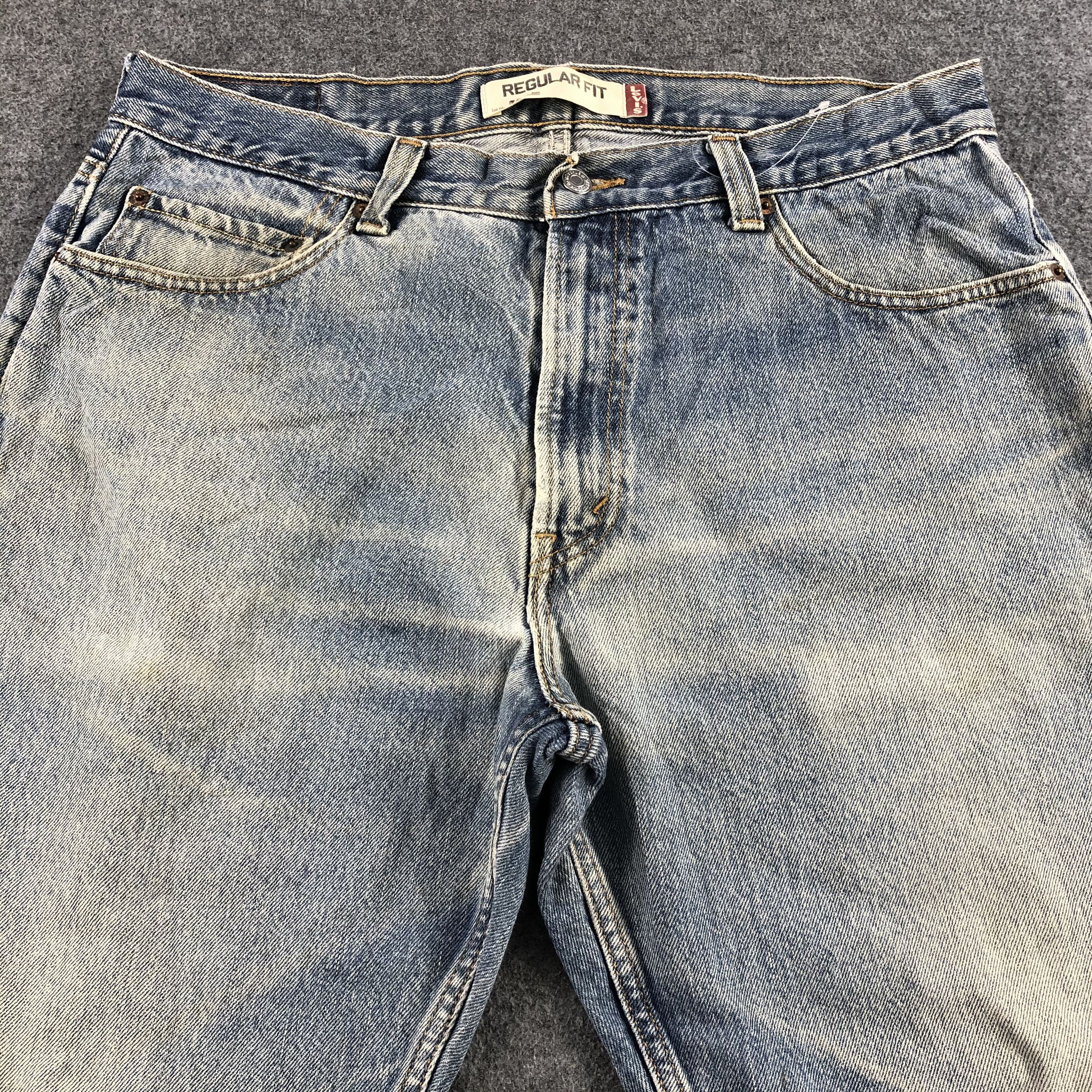 Levi's Vintage Blue Wash Levis 505 Jeans-J2302 Size US 36 / EU 52 - 3 Thumbnail