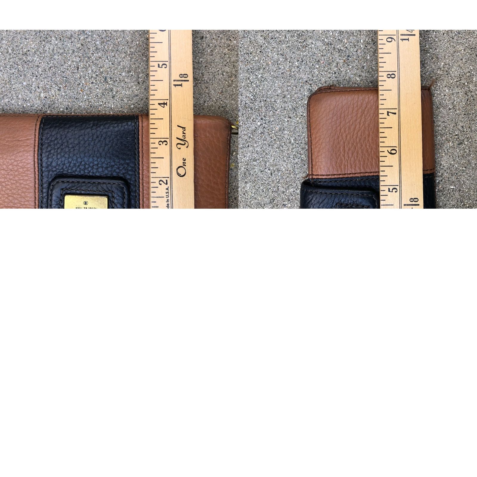 Fossil Vintage FOSSIL Quinn Leather Wallet Bifold Card Holder Brown Women's 7.5" x 3.5" Size ONE SIZE - 8 Thumbnail