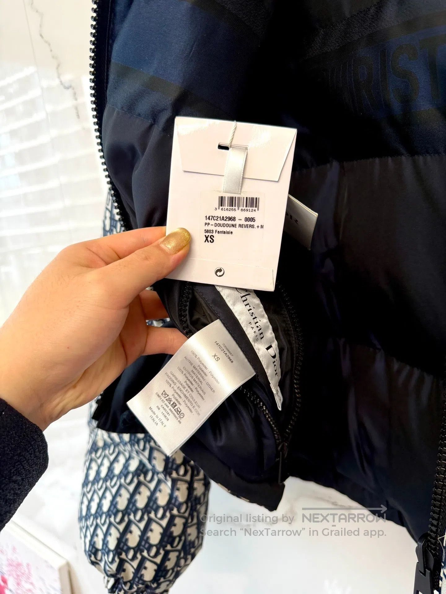 Dior Dior Monogrammed Reversible Down Jacket| Size XS / US 0-2 / IT 36-38 - 3 Thumbnail